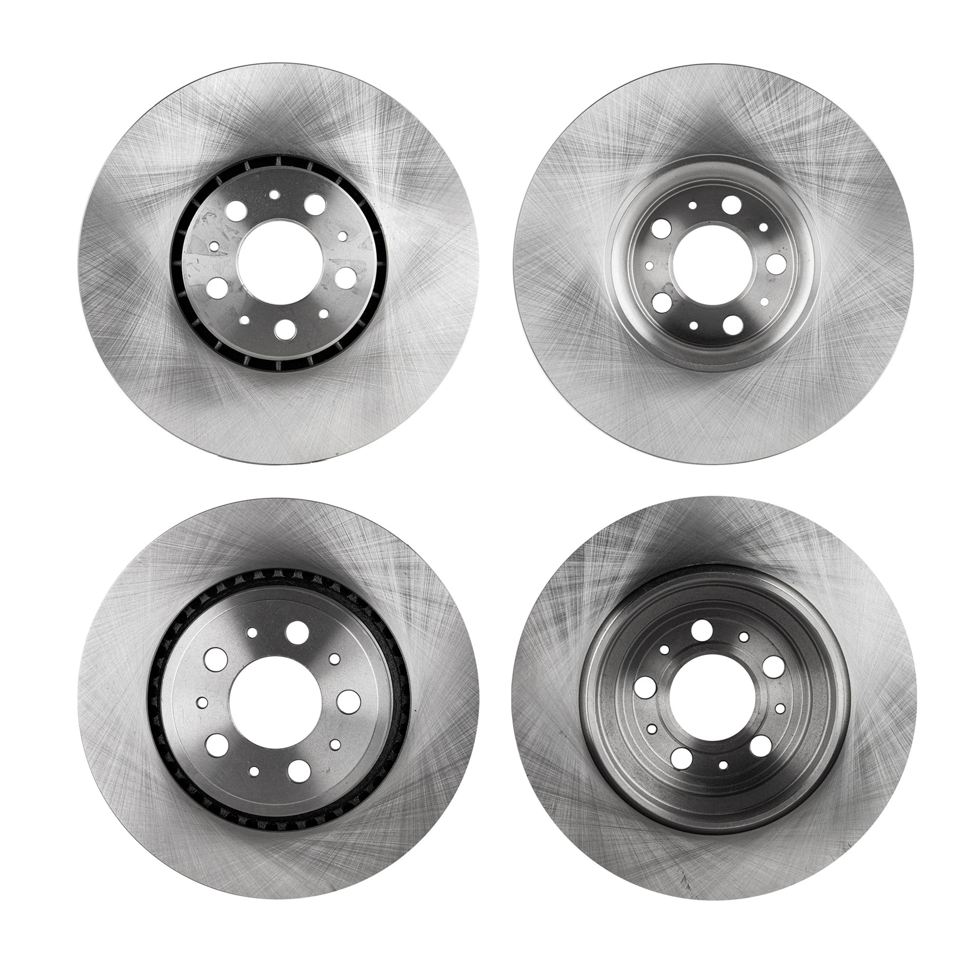 AM XC90-03-14 FRONT AND REAR BRAKE DISC 4 Wheel Set SKU SET STPV27110041-4 OEM 312-624-890-862-492-000-000-000