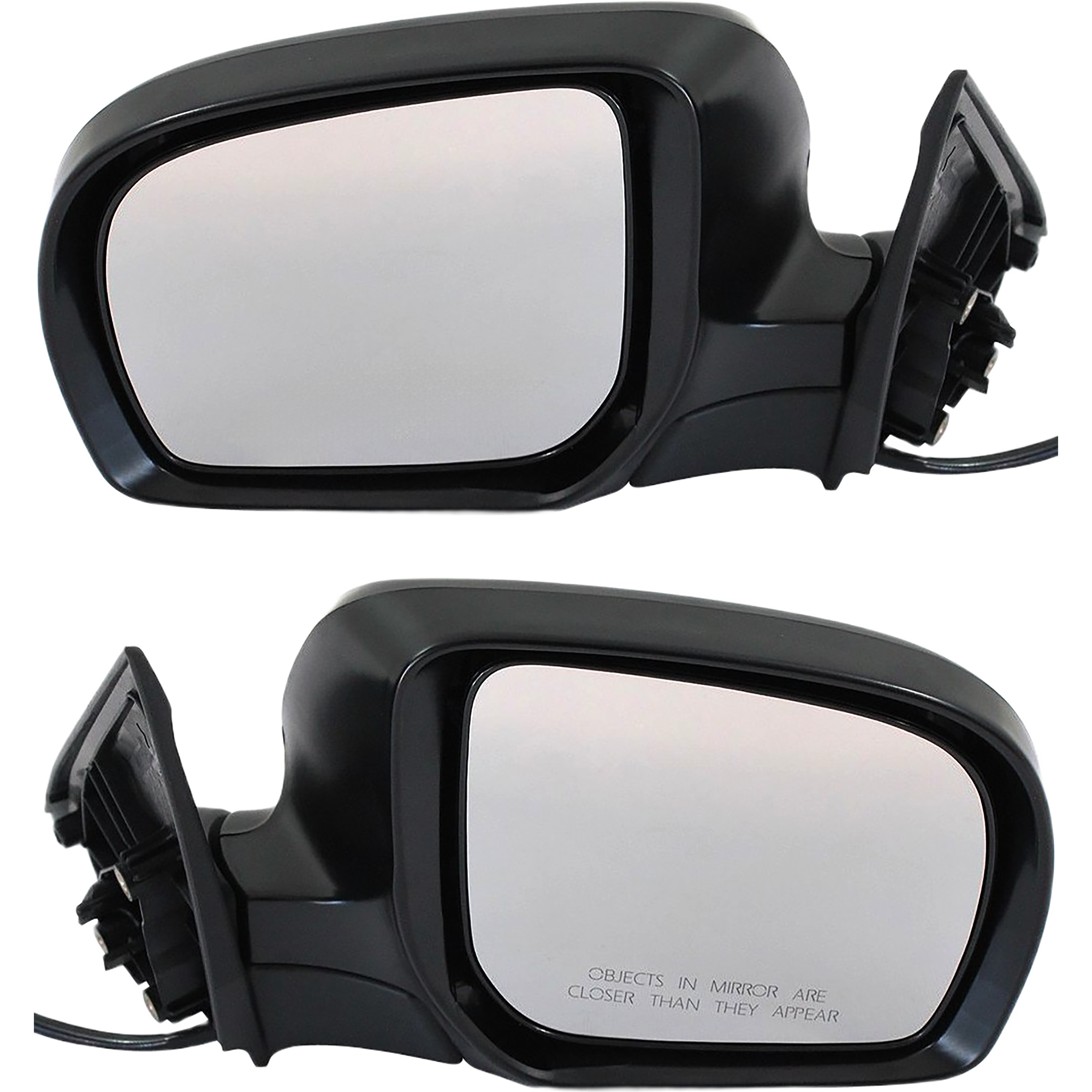 AM FORESTER 11-13 MIRROR RH AND LH Power Manual Folding Heated Paintable No Signal Light SKU SET SU27ER Partslink SU1320119 SU1321119 OEM 91029SC470 PFM 91029SC480 PFM