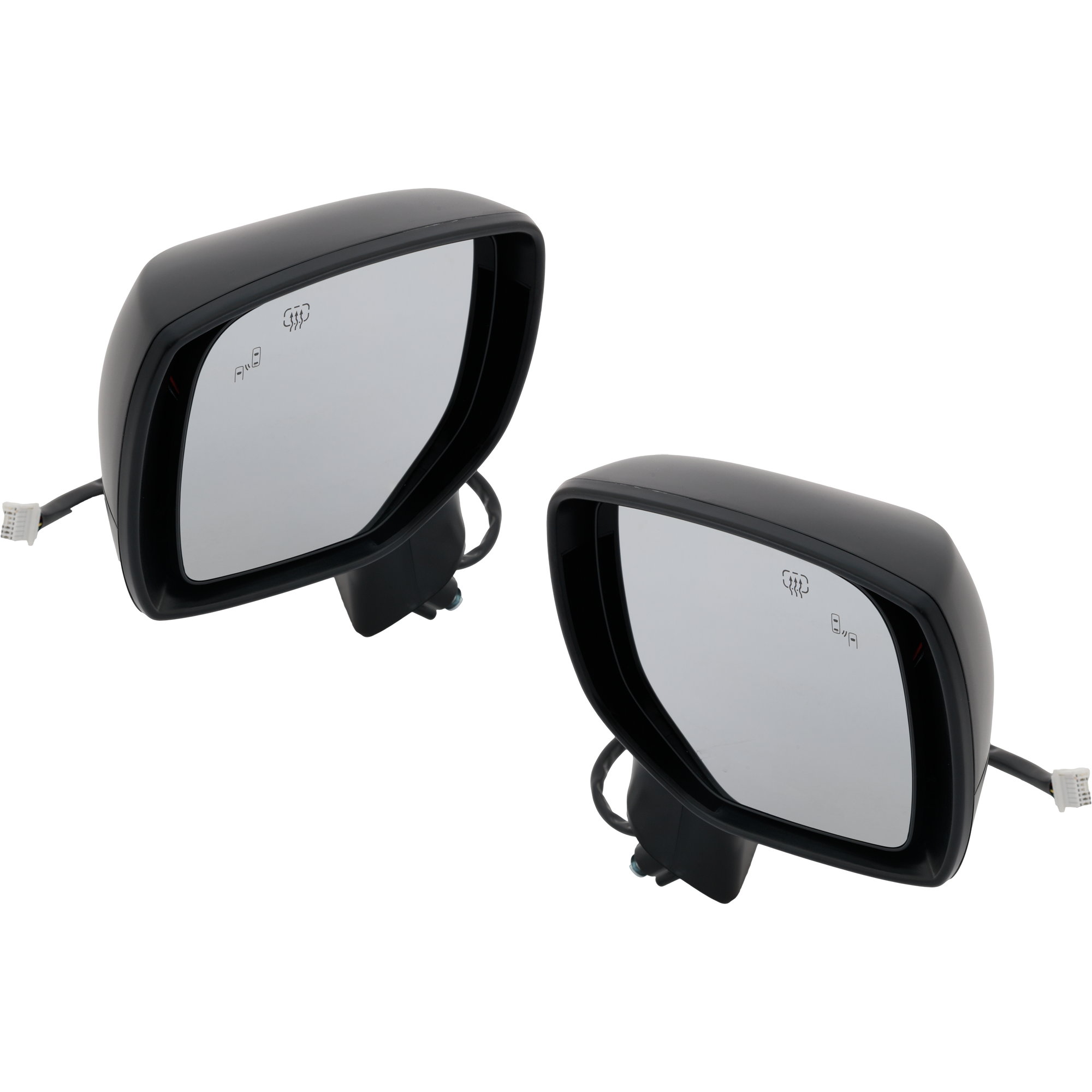 AM FORESTER 17-18 MIRROR RH AND LH Power Manual Folding Heated Textured w BSD No Auto dimming and Signal Light SKU SET SU4701ER Partslink SU1320159 SU1321159 OEM 91036SG922 PFM 91036SG932 PFM