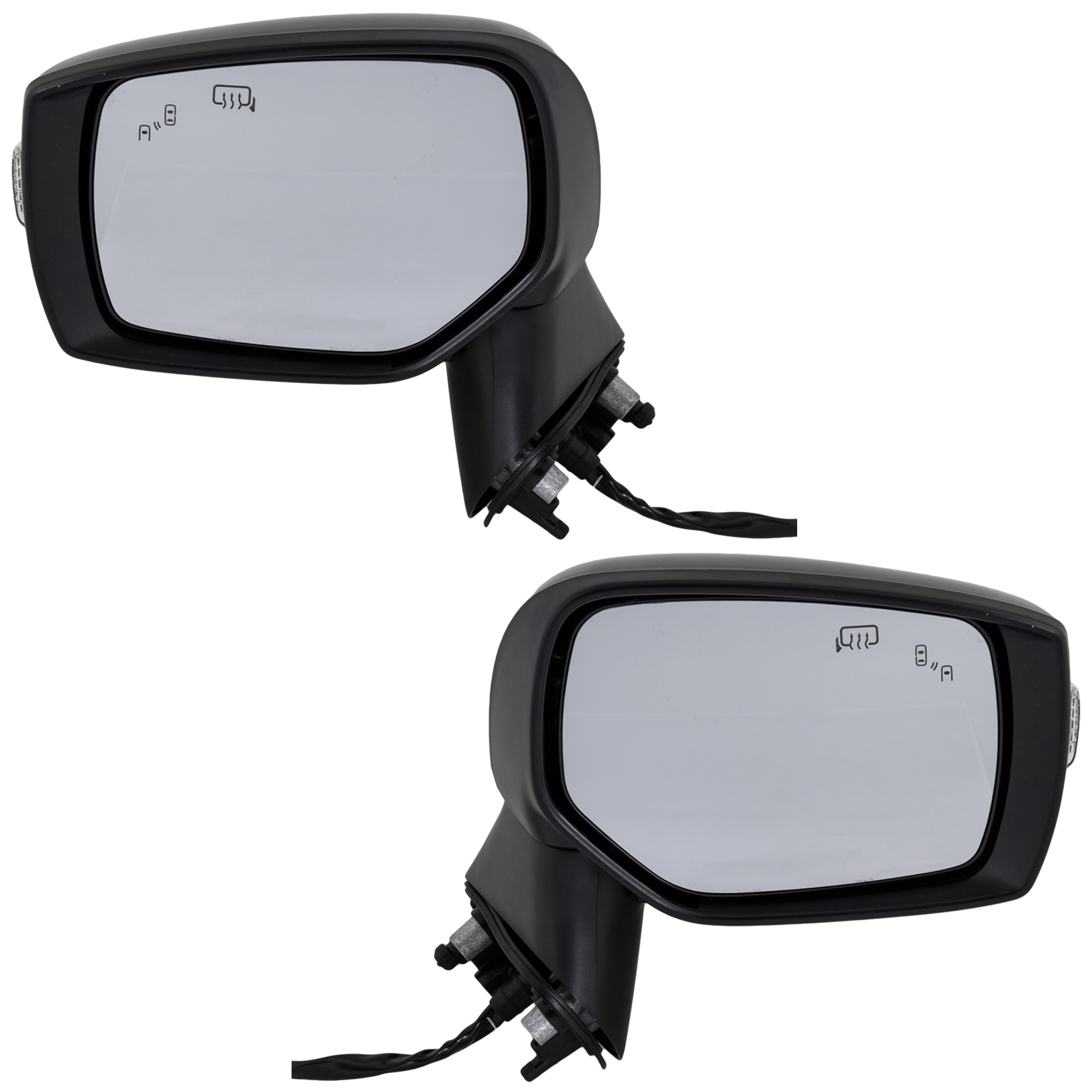 AM WRX 16-21 CROSSTREK 16-16 MIRROR RH AND LH Power Manual Folding Heated Paintable with Blind Spot Detection in Glass and Signal Light No Memory CROSSTREK Hybrid Model SKU SET SU58ER S Partslink SU1320161 SU1321161 OEM 91036VA602 PFM 91036VA612 PFM