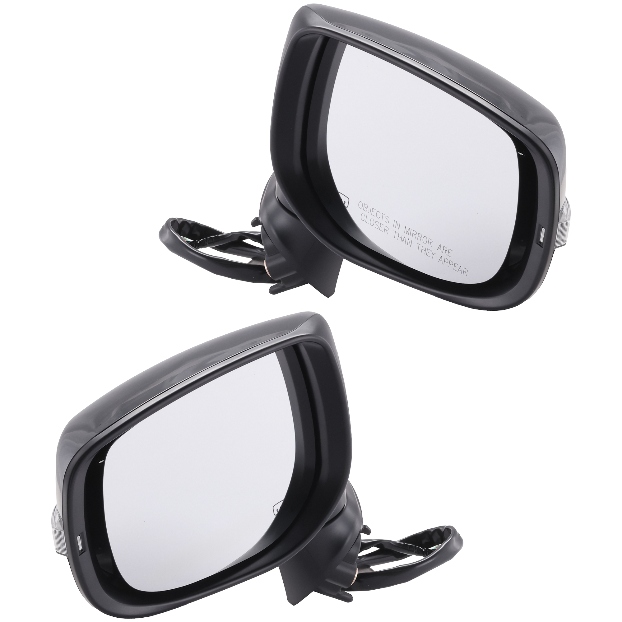 AM CROSSTREK 18-23 MIRROR RH AND LH Power Heated Manual Folding Paintable w In housing Signal Light No Blind Spot Feature Auto Dimming and Memory SKU SET SU68ER S Partslink SU1320185 SU1321185 OEM 91036FL884-91039FL110-91059FL0