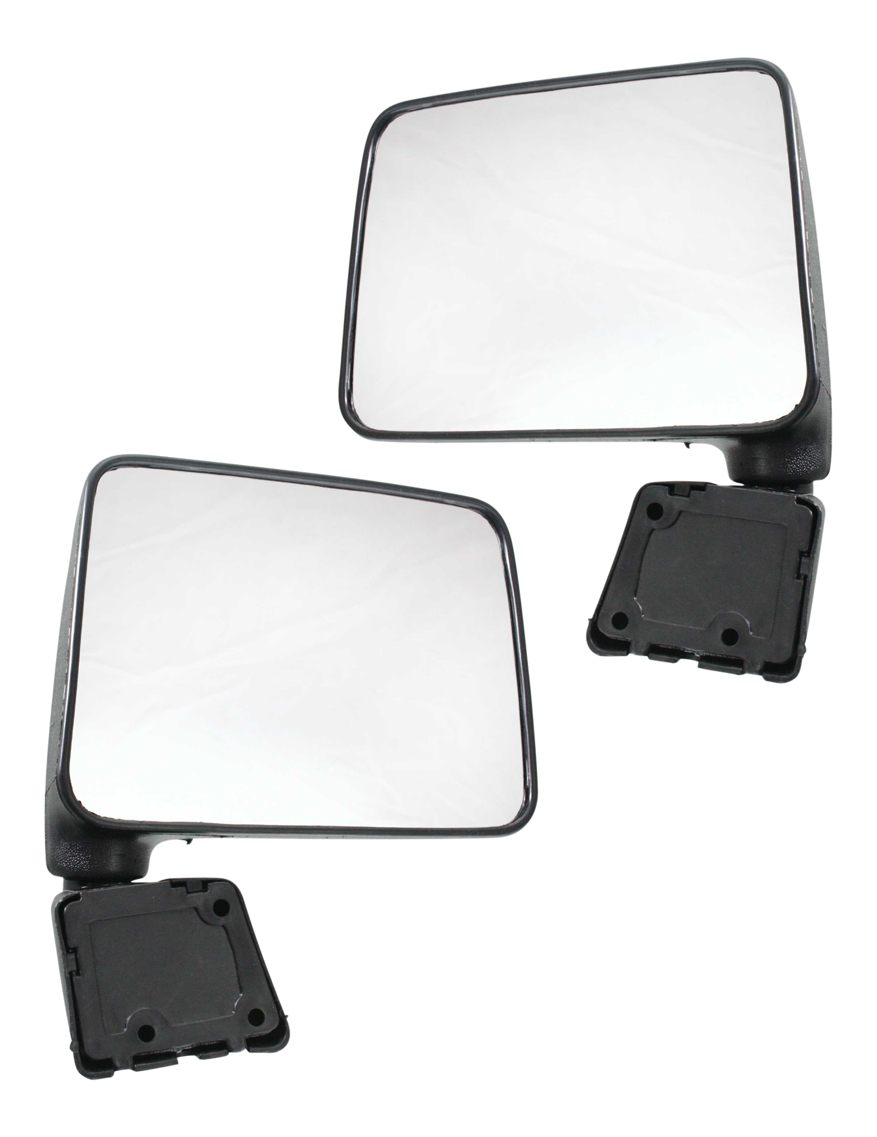 AM SAMURAI 87-95 MIRROR RH AND LH Manual Adjust Manual Folding Non Heated Textured SKU SET SZ10R Partslink SZ1320103 SZ1321103 OEM 84701833005PK 84702830005PK