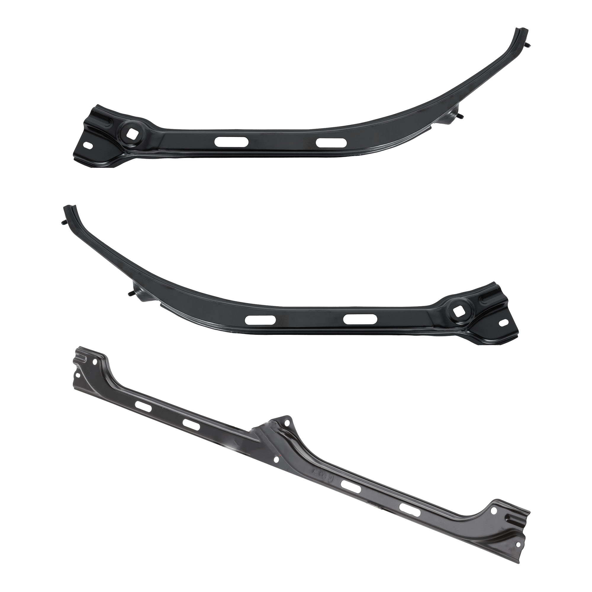 AM TACOMA 05-11 FRONT BUMPER BRACKET RH AND LH Outer and Center Bracket Set of 3 SKU SET T010330 B Partslink TO1065102 TO1066155 TO1067155 OEM 5212504010-5212604010-52521040