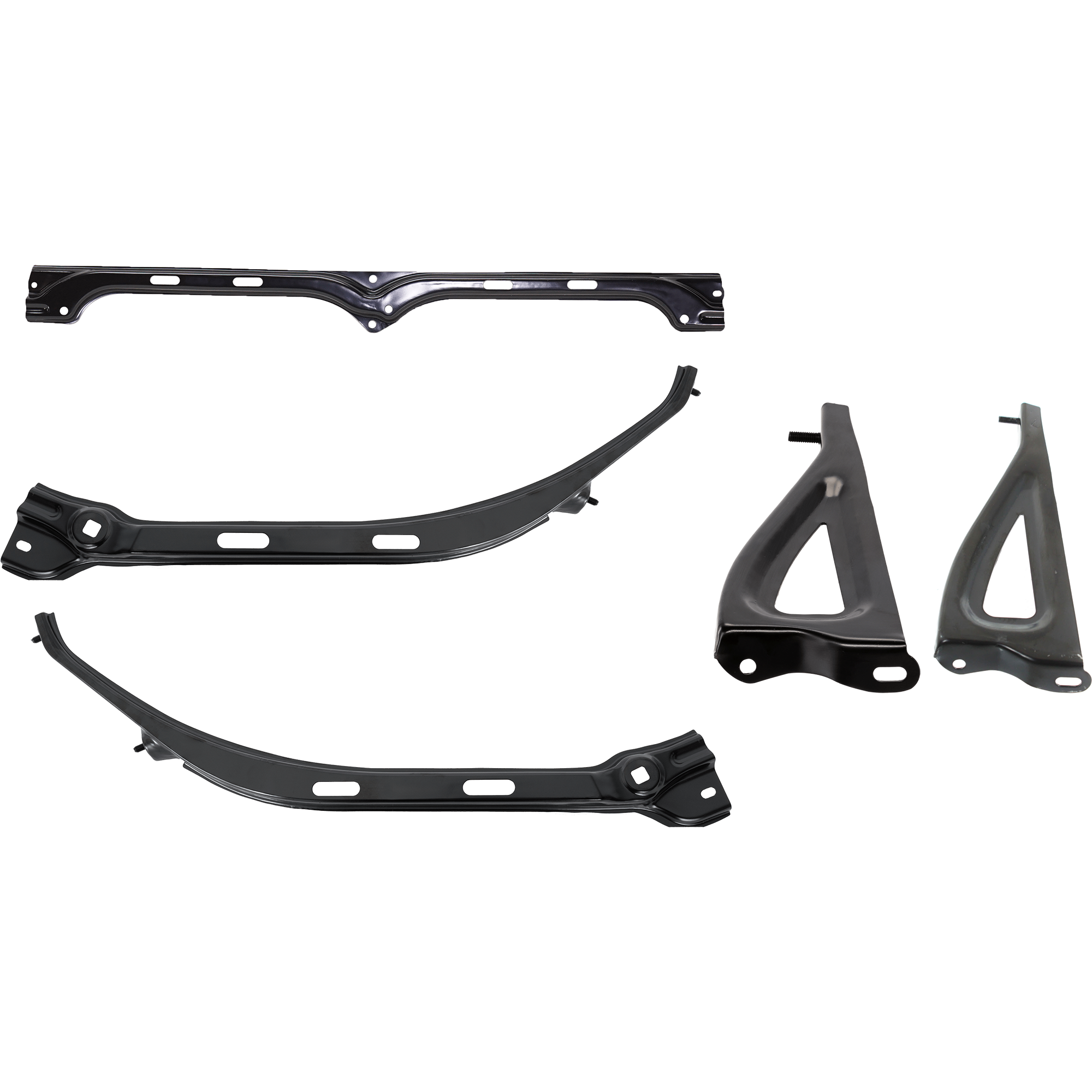 AM TACOMA 05-11 FRONT BUMPER BRACKET RH AND LH Set of 5 SKU SET T010330 Partslink TO1065102 TO1066154 TO1066155 TO1067154 TO1067155 OEM 5212504010-5212604010-52521040
