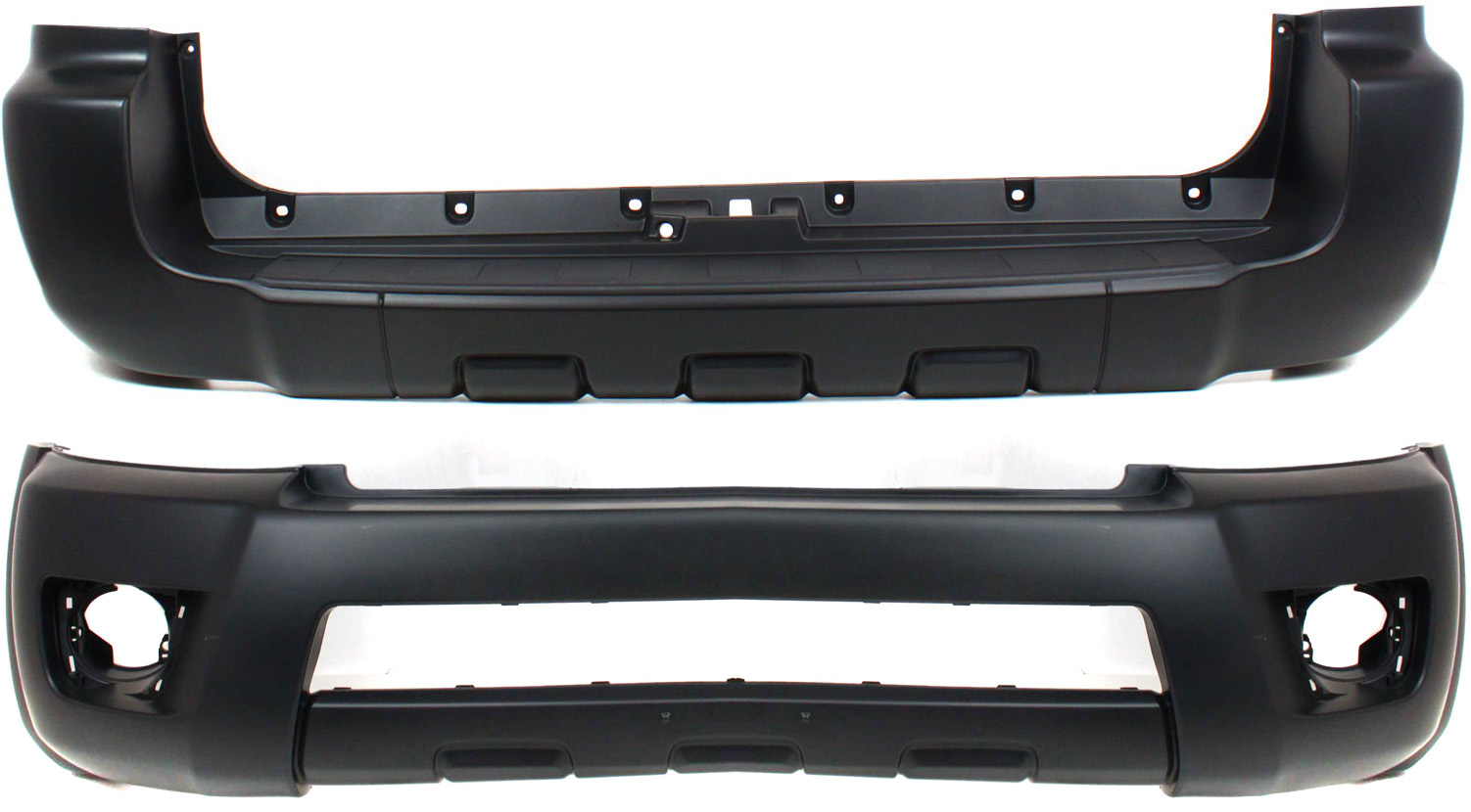AM 4RUNNER 06-09 FRONT AND REAR BUMPER COVER Primed SKU SET T010360P 2 Partslink TO1000326 TO1100253 OEM 5211935903-5215935190