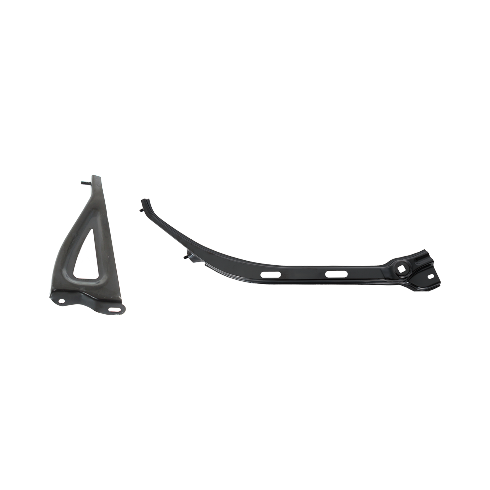 AM TACOMA 05-11 FRONT BUMPER BRACKET RH Outer Set of 2 Bumper Stay SKU SET T013147-2 Partslink TO1067154 TO1067155 OEM 5212504010-5327304020