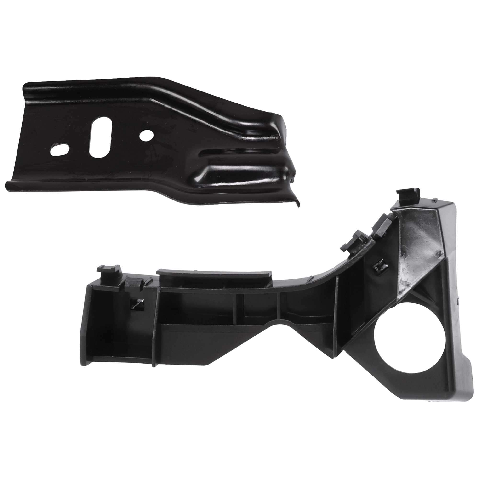 AM COROLLA 03-08 FRONT BUMPER BRACKET LH Set of 2 SKU SET T013151 A Partslink TO1067139 TO1067142 OEM 5211502061-5214502080