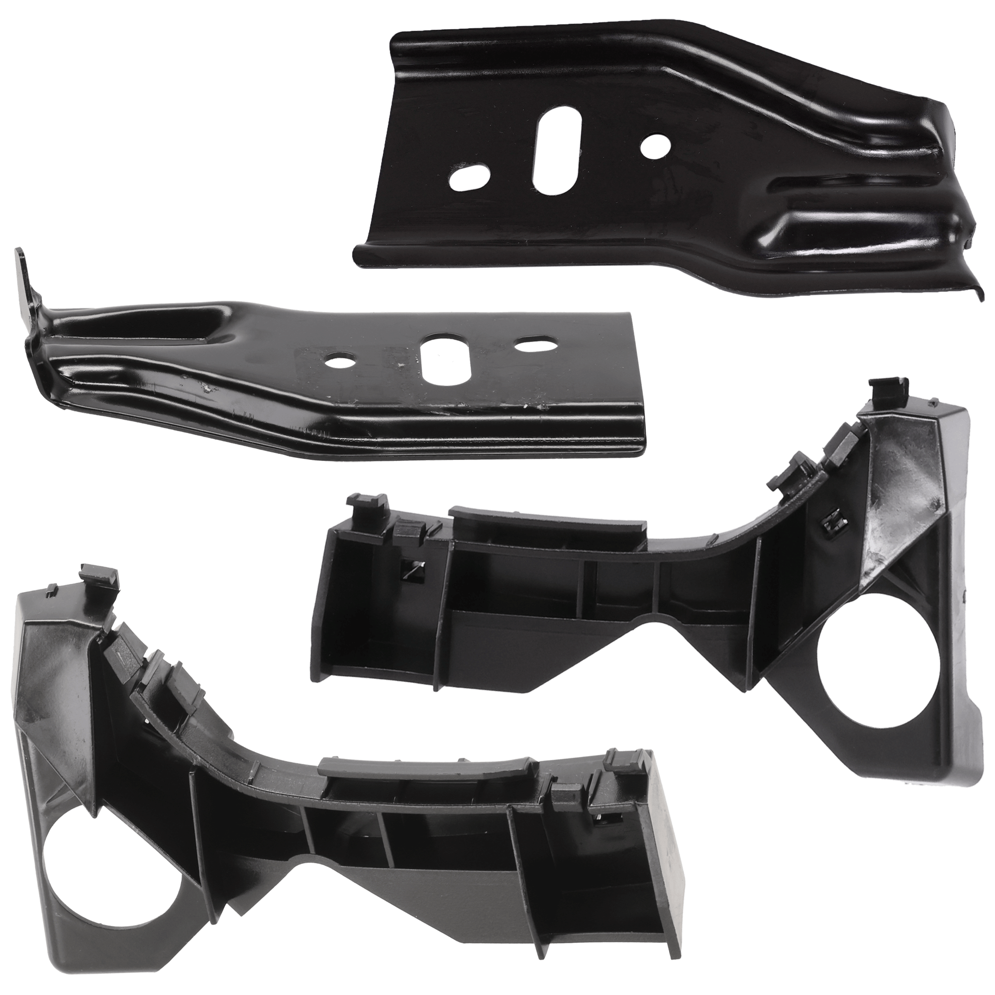 AM COROLLA 03-08 FRONT BUMPER BRACKET RH AND LH Set of 4 SKU SET T013151 B Partslink TO1066139 TO1066142 TO1067139 TO1067142 OEM 5211502061-5211602061-52145020