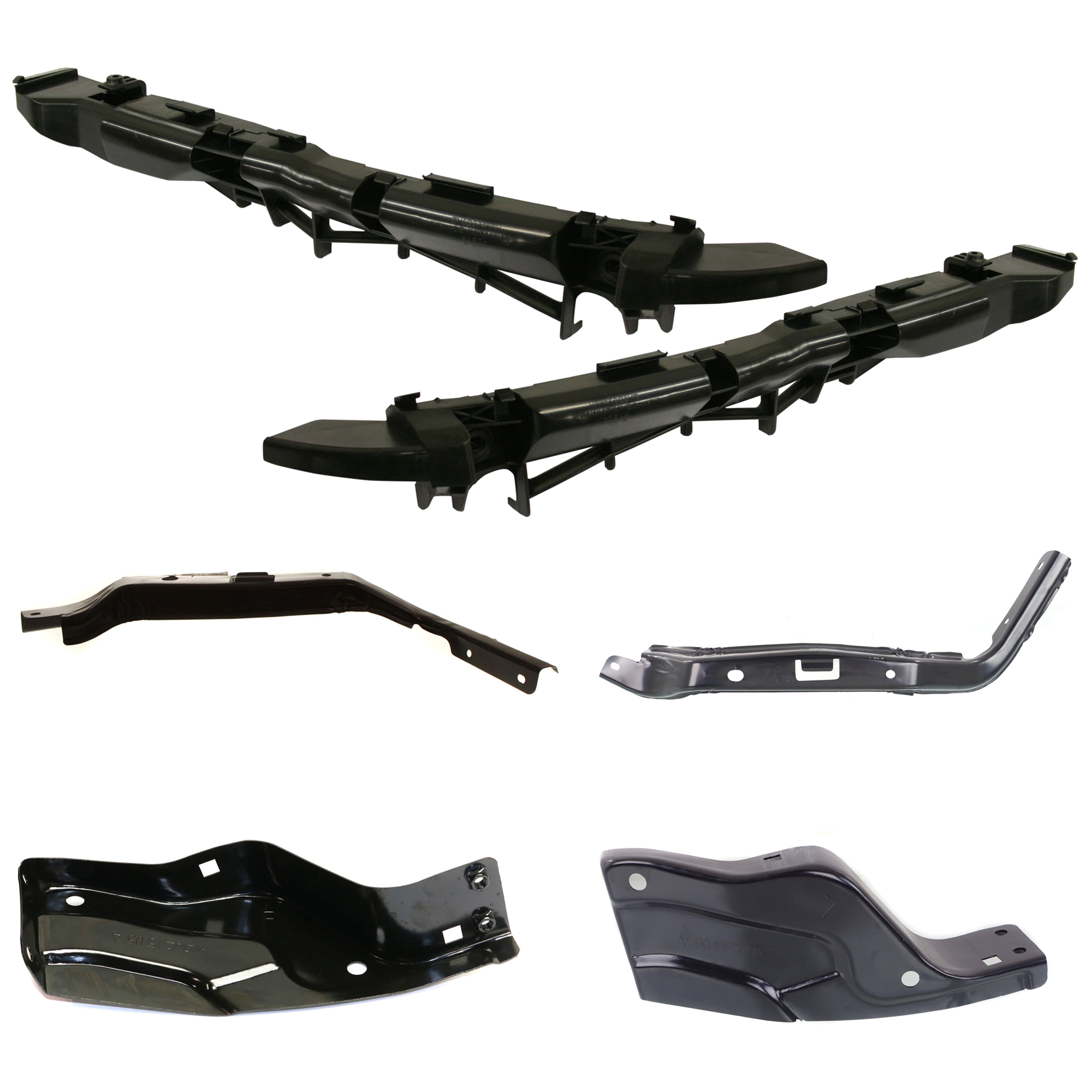 AM 4RUNNER 06-09 FRONT BUMPER BRACKET RH AND LH Set of 6 SKU SET T013163 A Partslink TO1066158 TO1066159 TO1066163 TO1067158 TO1067159 TO1067163 OEM 5211535110-5211635100-52145350