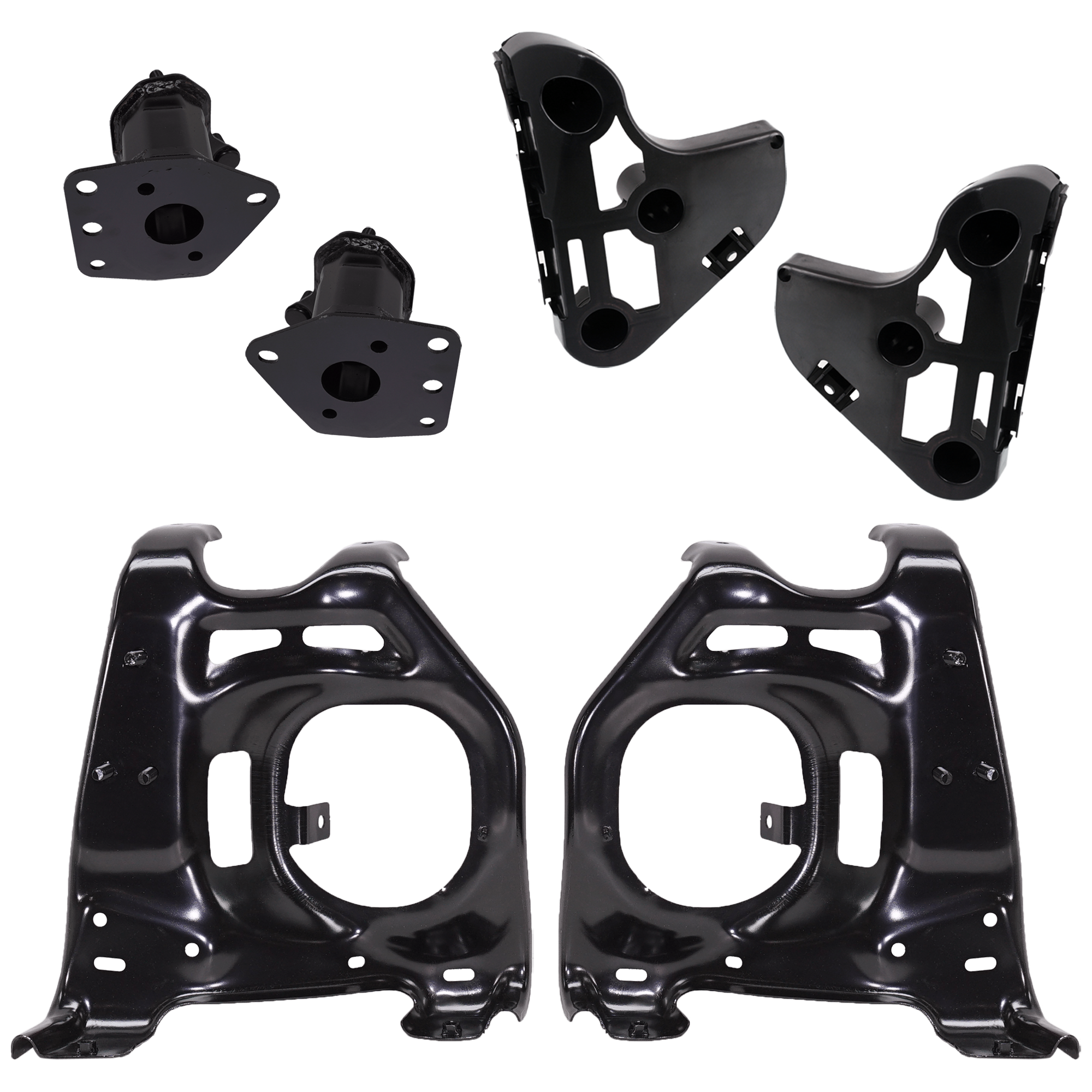 AM TUNDRA 07-13 FRONT BUMPER BRACKET RH AND LH Set of 6 SKU SET T013175 A Partslink TO1066162 TO1066166 TO1066170 TO1067166 TO1067168 TO1067162 TO1067170 OEM 520250C010-520260C010-521150C0