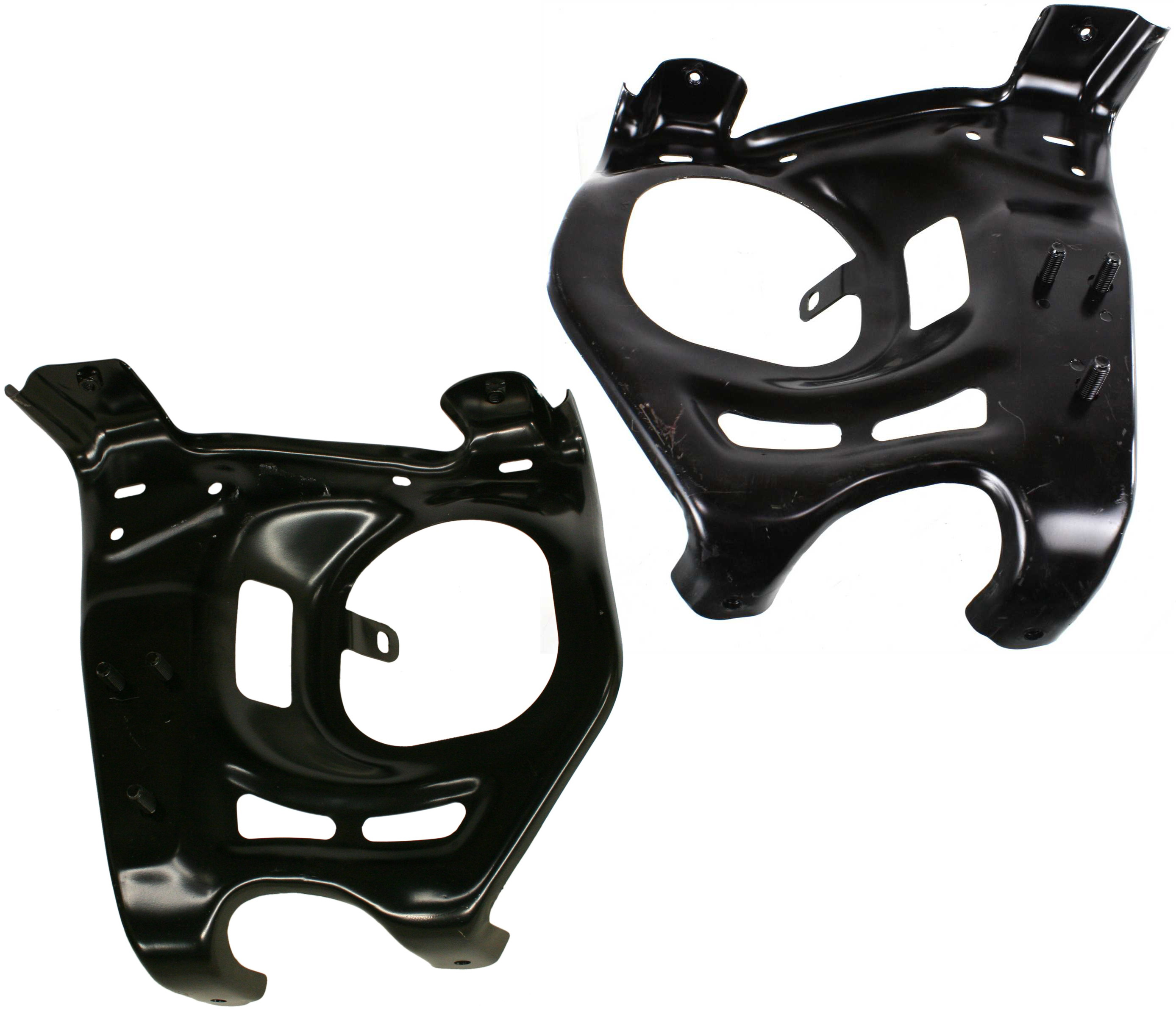 AM TUNDRA 07-13 FRONT BUMPER BRACKET RH AND LH Mounting Arm Steel SKU SET T013175 Partslink TO1067166 TO1066166 OEM 521410C040-521420C030