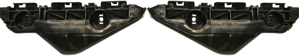 AM YARIS 07-12 FRONT BUMPER RETAINER RH AND LH Side Cover Plastic Sedan SKU SET T014915 Partslink TO1089113 TO1088113 OEM 5253552131-5253652141