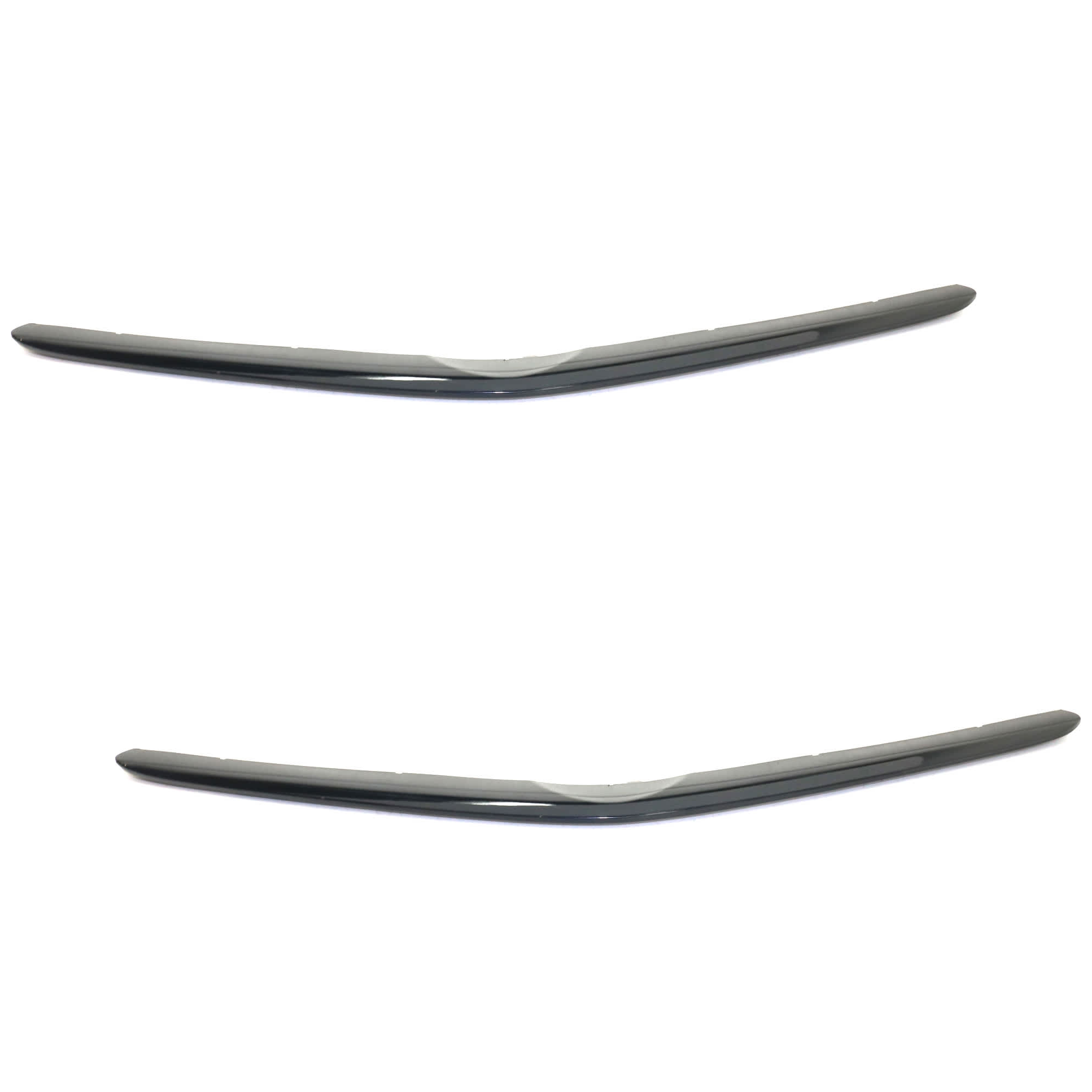 AM PRIUS 04-05 FRONT BUMPER MOLDING RH AND LH Plastic Black SKU SET T015903-2