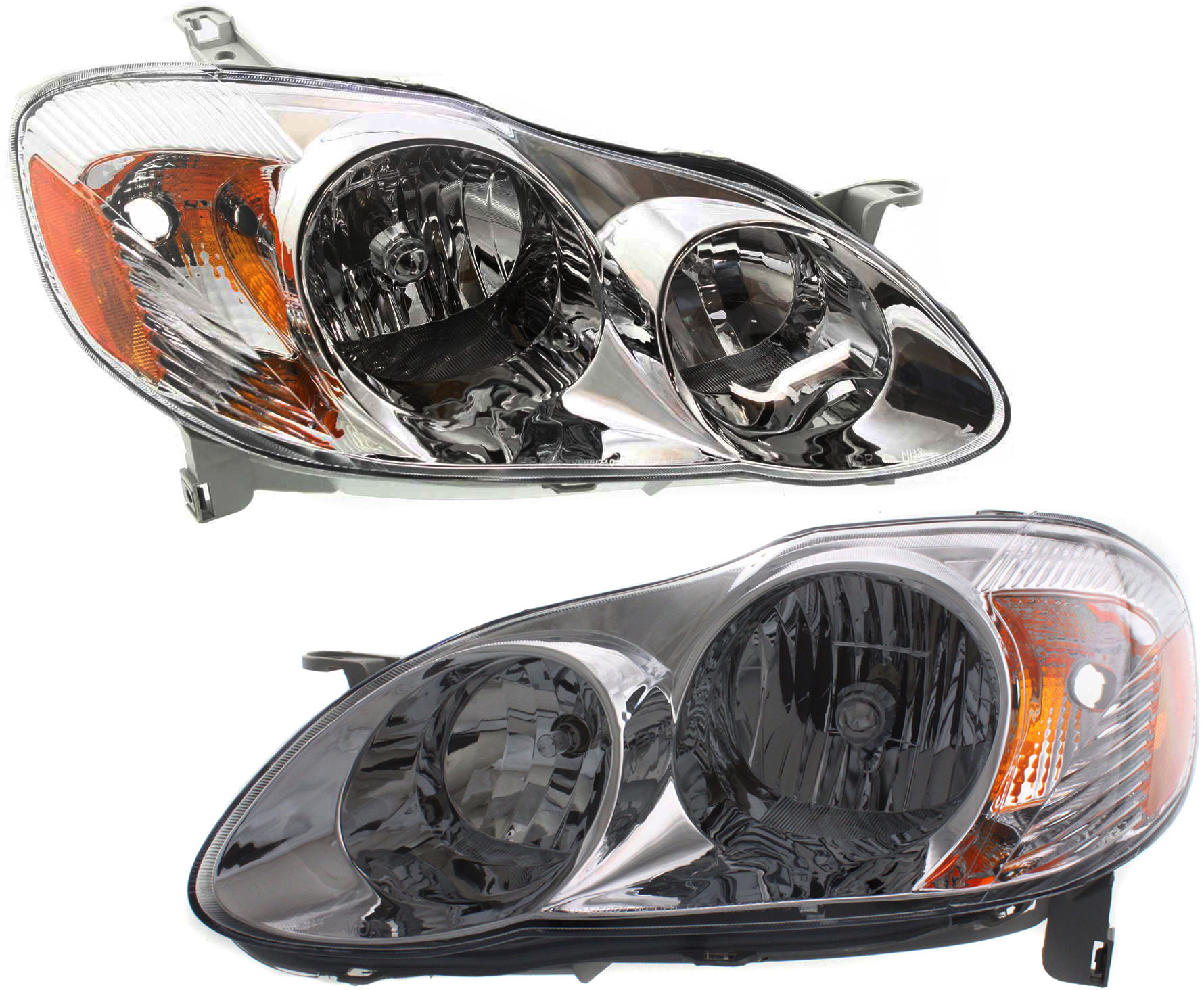 AM COROLLA 03-04 HEAD LAMP RH AND LH Assembly Halogen CE LE Models SKU SET T100101 Partslink TO2503139 TO2502139 OEM 8111002190-8115002200