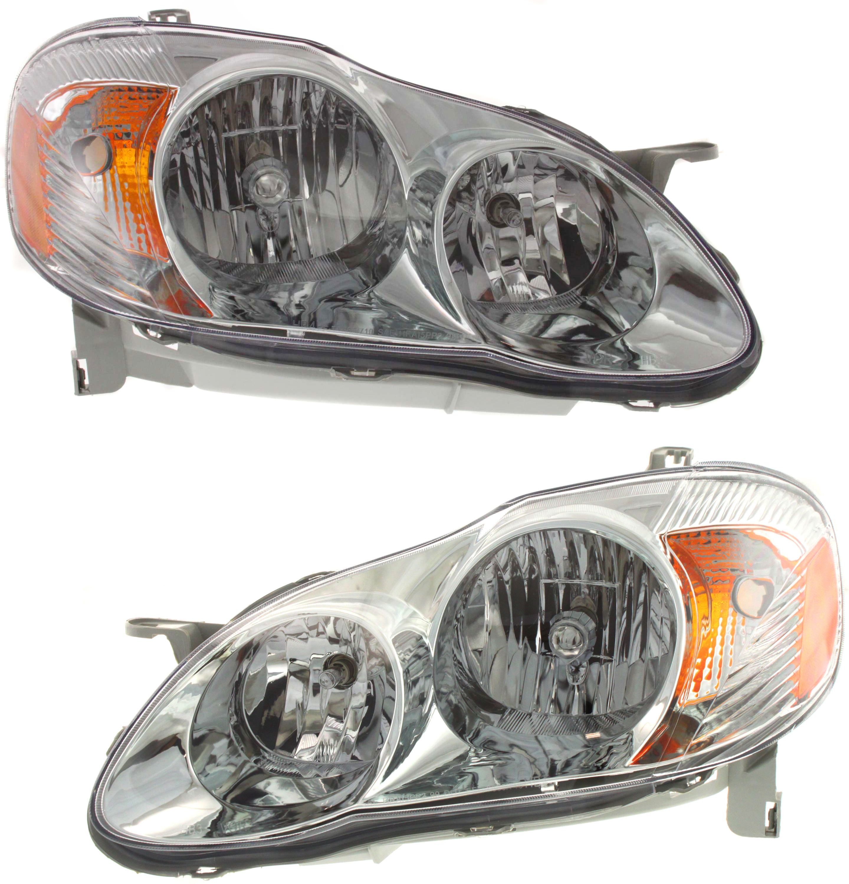 AM COROLLA 03-04 HEAD LAMP RH AND LH Assembly Halogen S Model SKU SET T100103 Partslink TO2502142 TO2503142 OEM 8115002210-8111002200