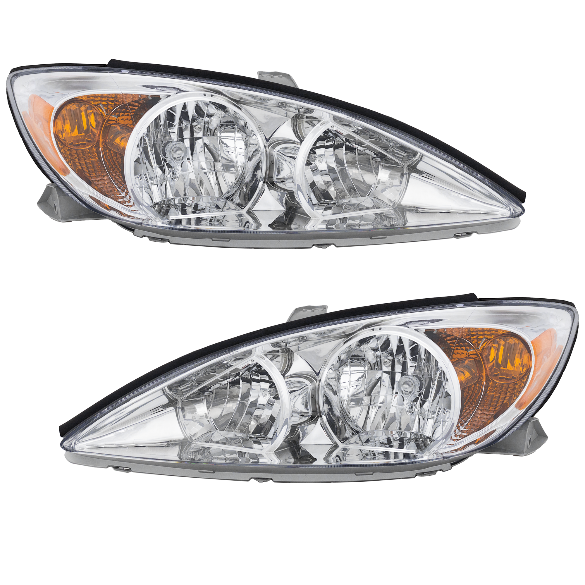 AM CAMRY 02-04 HEAD LAMP RH AND LH Assembly Halogen LE XLE Models SKU SET T100105 Partslink TO2503137 TO2502137 OEM 81110AA060-81150AA060