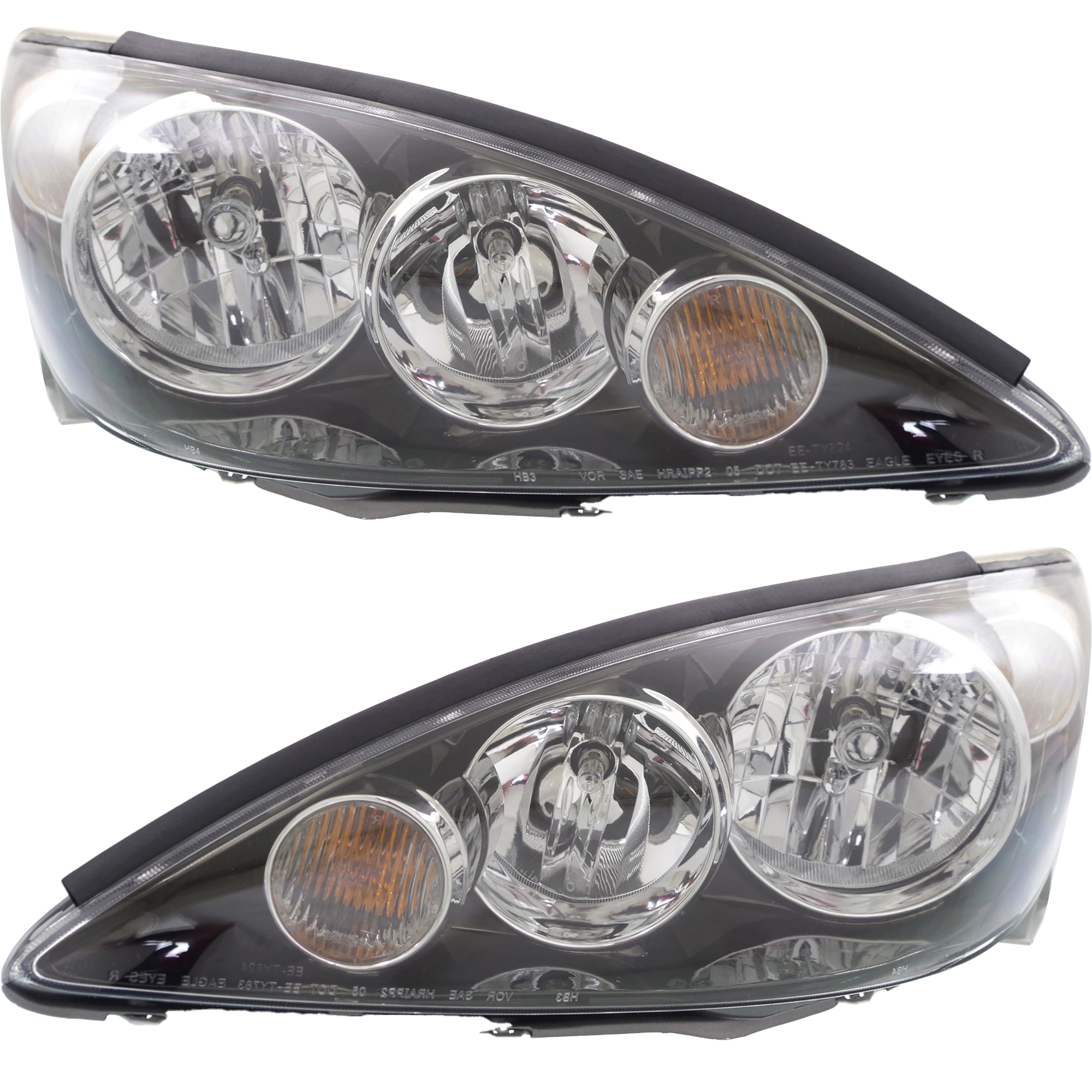 AM CAMRY 05-06 HEAD LAMP RH AND LH Assembly Halogen SE Model USA Built Vehicle SKU SET T100121 Partslink TO2502156 TO2503156 OEM 8115006190-8111006190