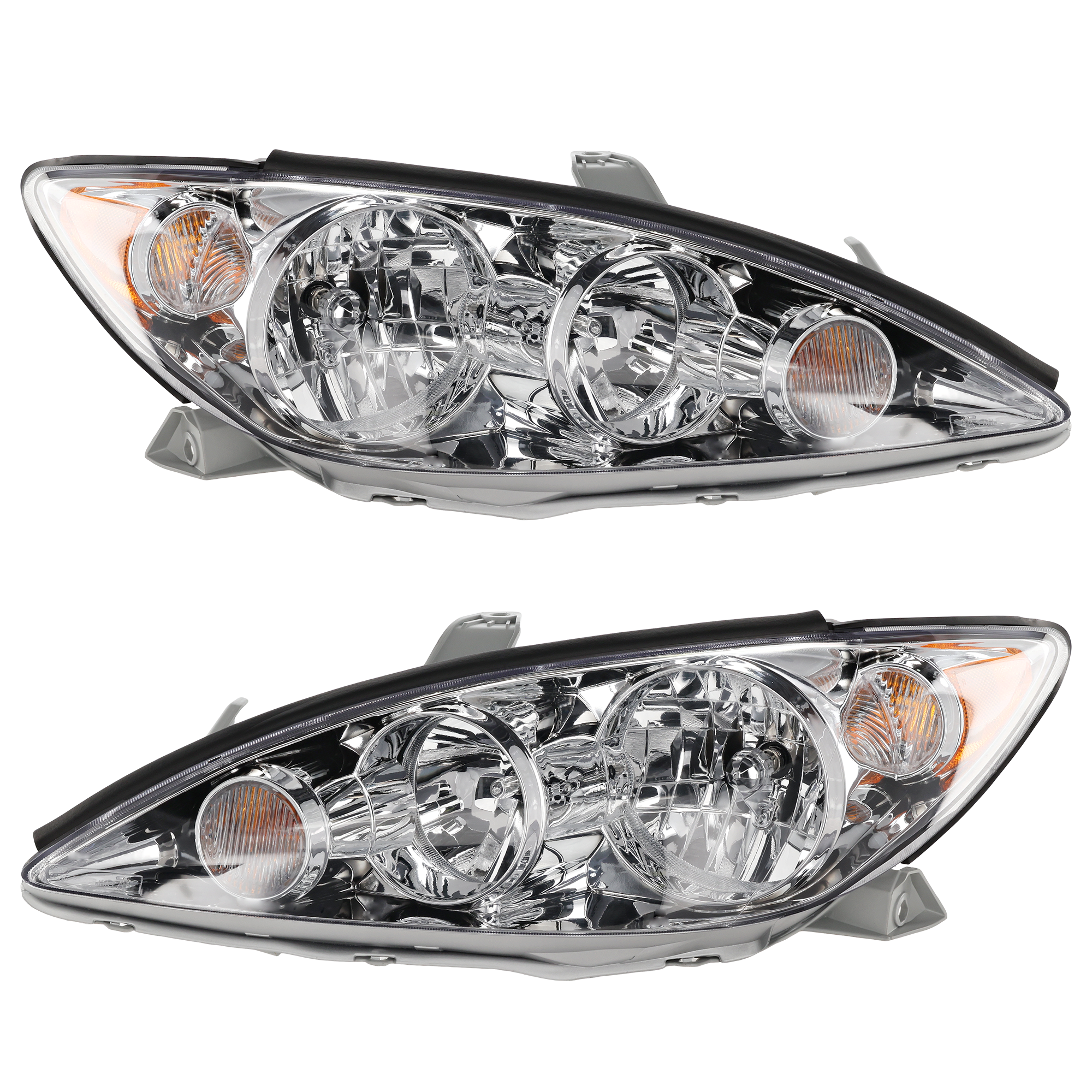AM CAMRY 05-06 HEAD LAMP RH AND LH Assembly Halogen LE XLE Models USA Built Vehicle SKU SET T100123 Partslink TO2502155 TO2503155 OEM 8115006180-8111006180
