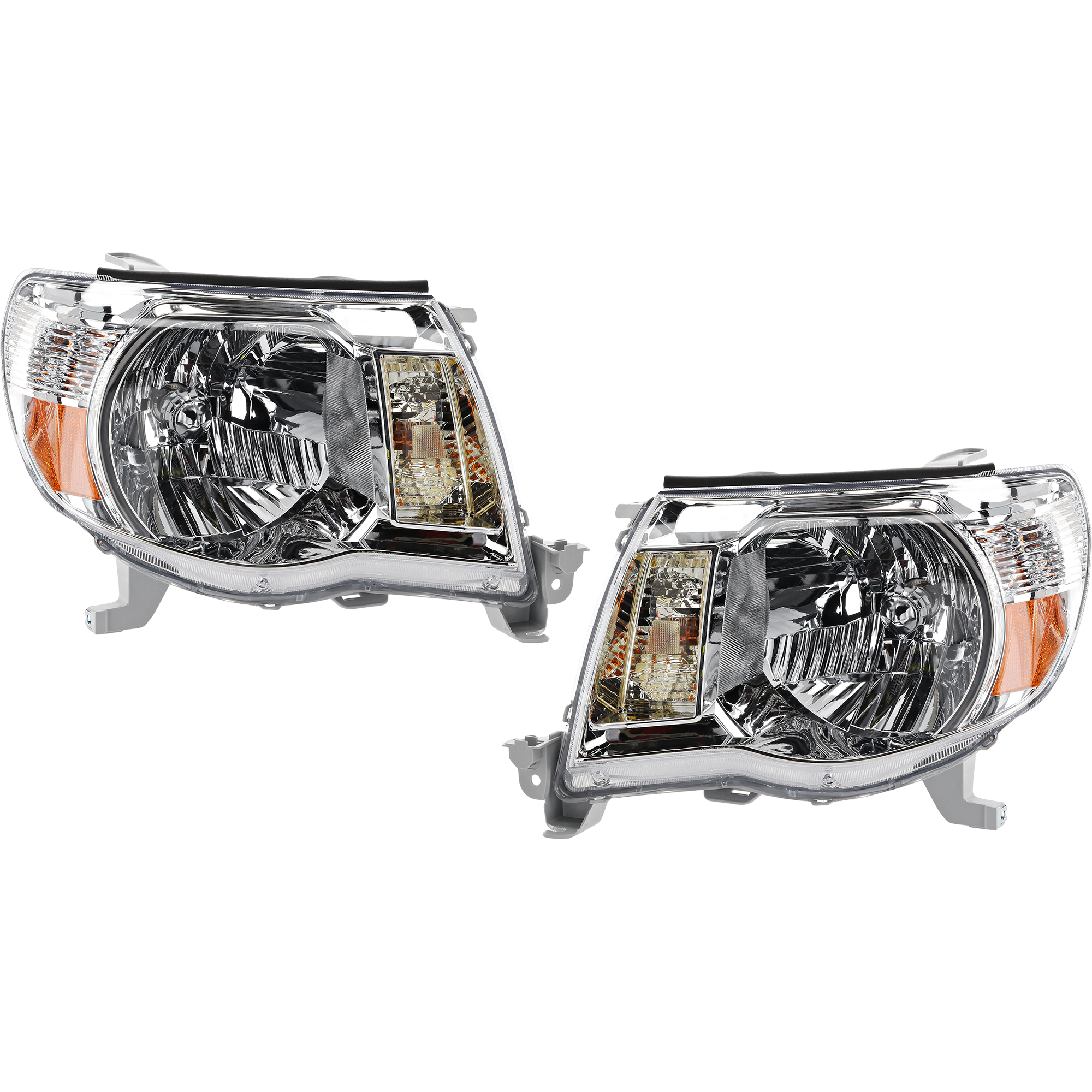 AM TACOMA 05-11 HEAD LAMP RH AND LH Assembly w o Sport Package SKU SET T100125 Partslink TO2503157 TO2502157 OEM 8111004163-8115004163