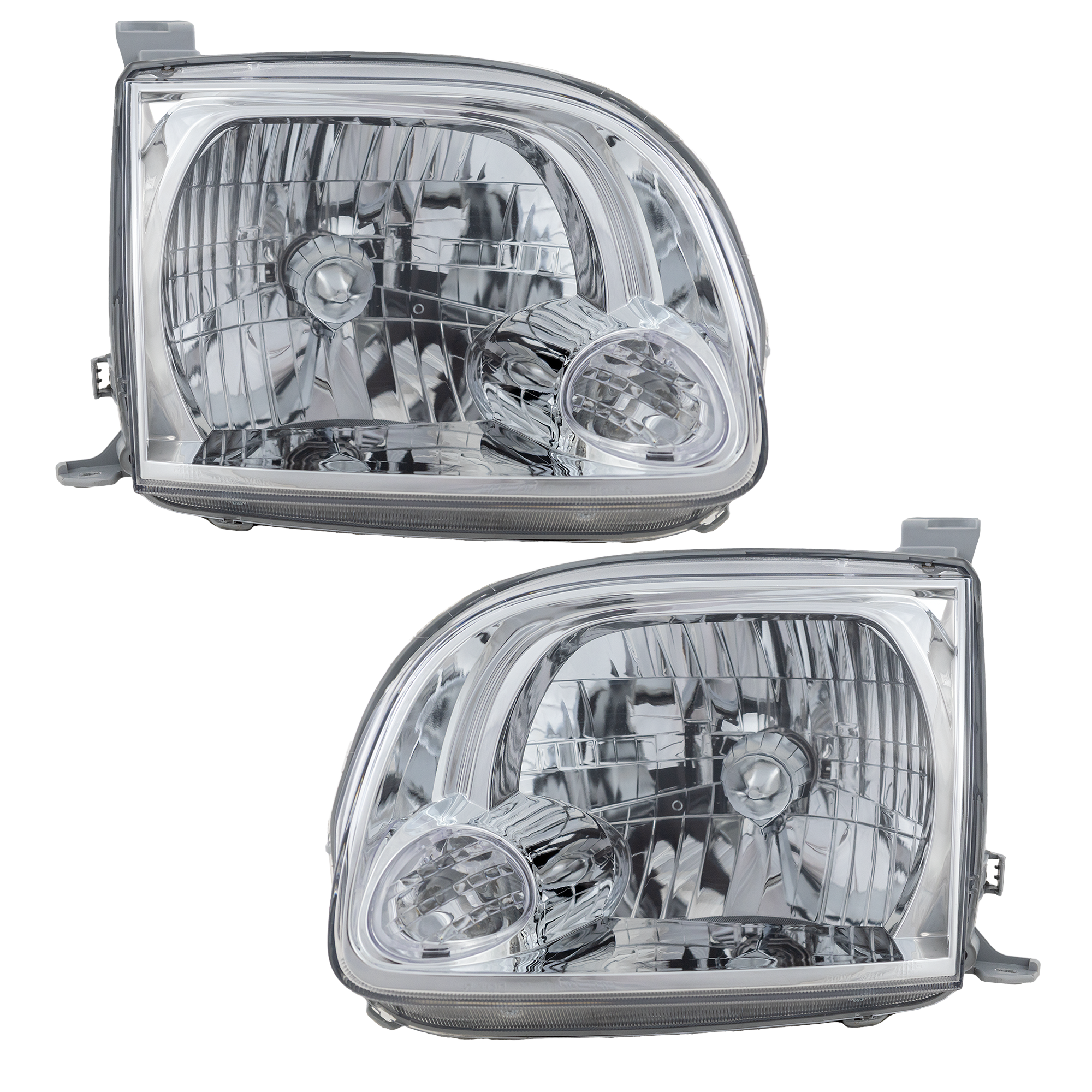 AM TUNDRA 05-06 HEAD LAMP RH AND LH 2 pc kit Assembly Halogen Regular Access Cab SKU SET T100145 Partslink TO2502166 TO2503166 OEM 811500C040-811100C040