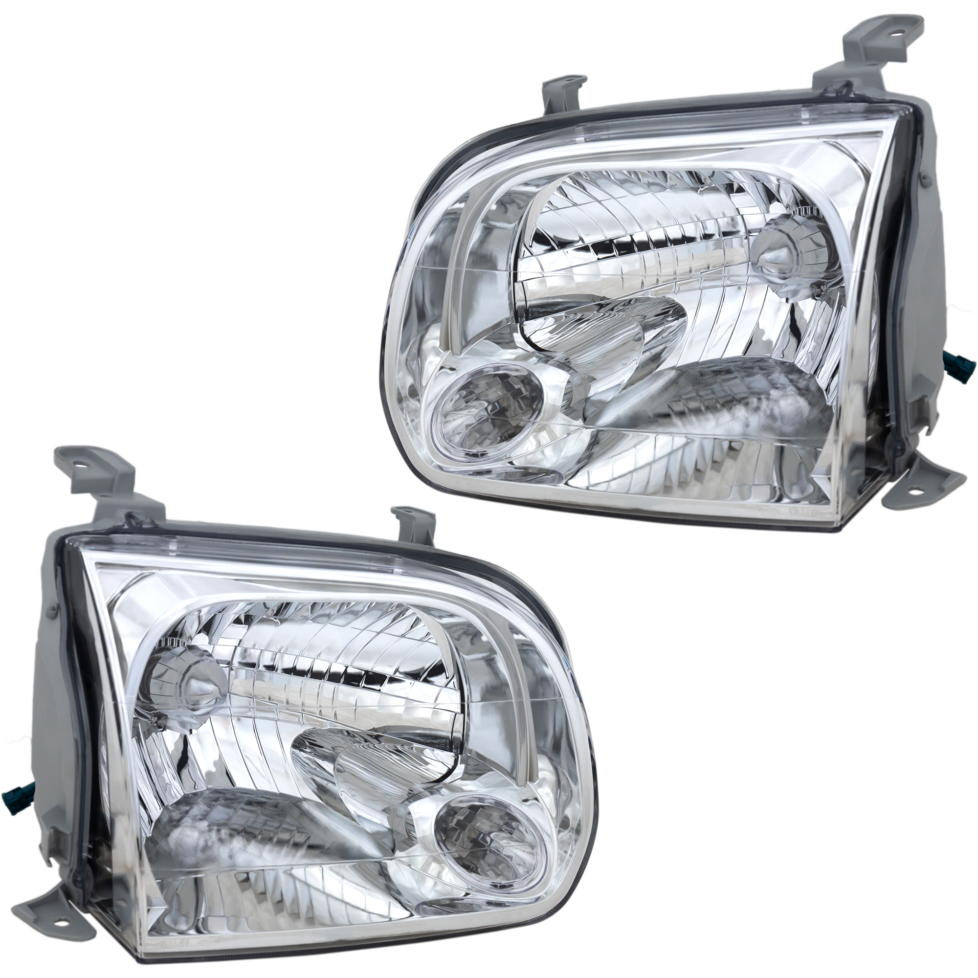 AM SEQUOIA 05-07 TUNDRA 05-06 HEAD LAMP RH AND LH Assembly Halogen Tundra Double Cab SKU SET T100149 Partslink TO2502158 TO2503158 OEM 811500C031-811100C031