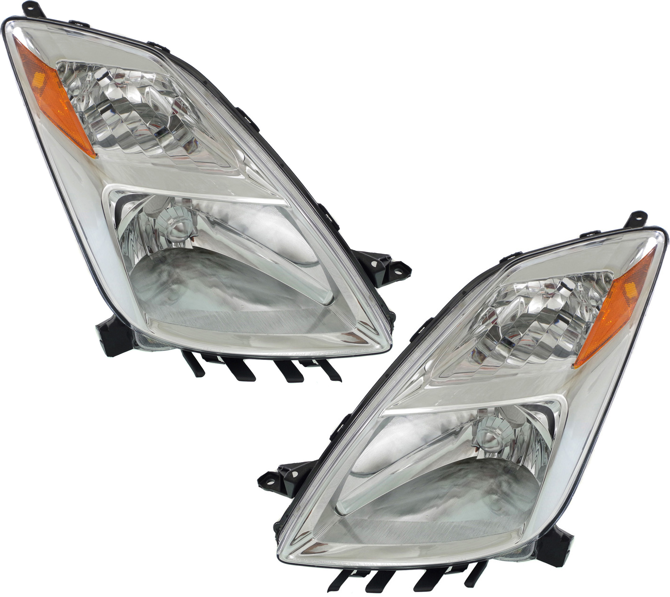 AM PRIUS 04-06 HEAD LAMP RH AND LH Lens and Housing Halogen To 11-05 SKU SET T100153 Partslink TO2502159 TO2503159 OEM 8117047070-8113047070
