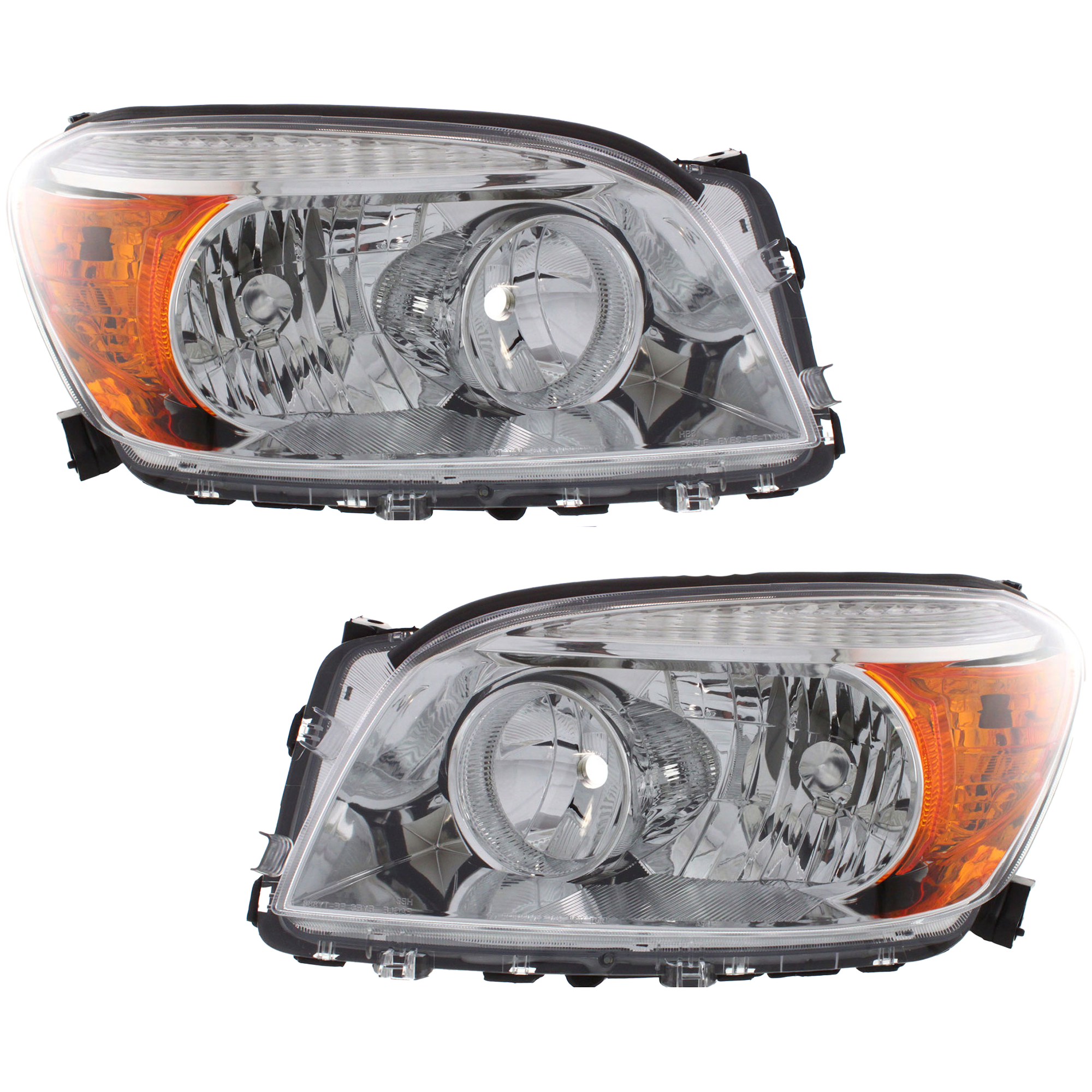 AM RAV4-06-08 HEAD LAMP RH AND LH Lens and Housing Exc. Sport Model SKU SET T100161 Partslink TO2518106 TO2519106 OEM 8117042331-8113042331