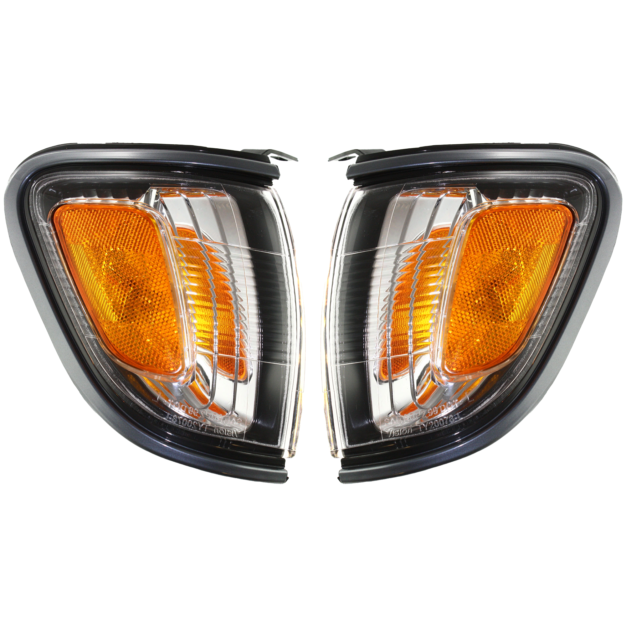 AM TACOMA 1-4 CORNER LAMP RH and LH Set of 2 Assembly SKU SET T104103 Partslink TO2520160 TO2521160 OEM 8161004070-8162004070