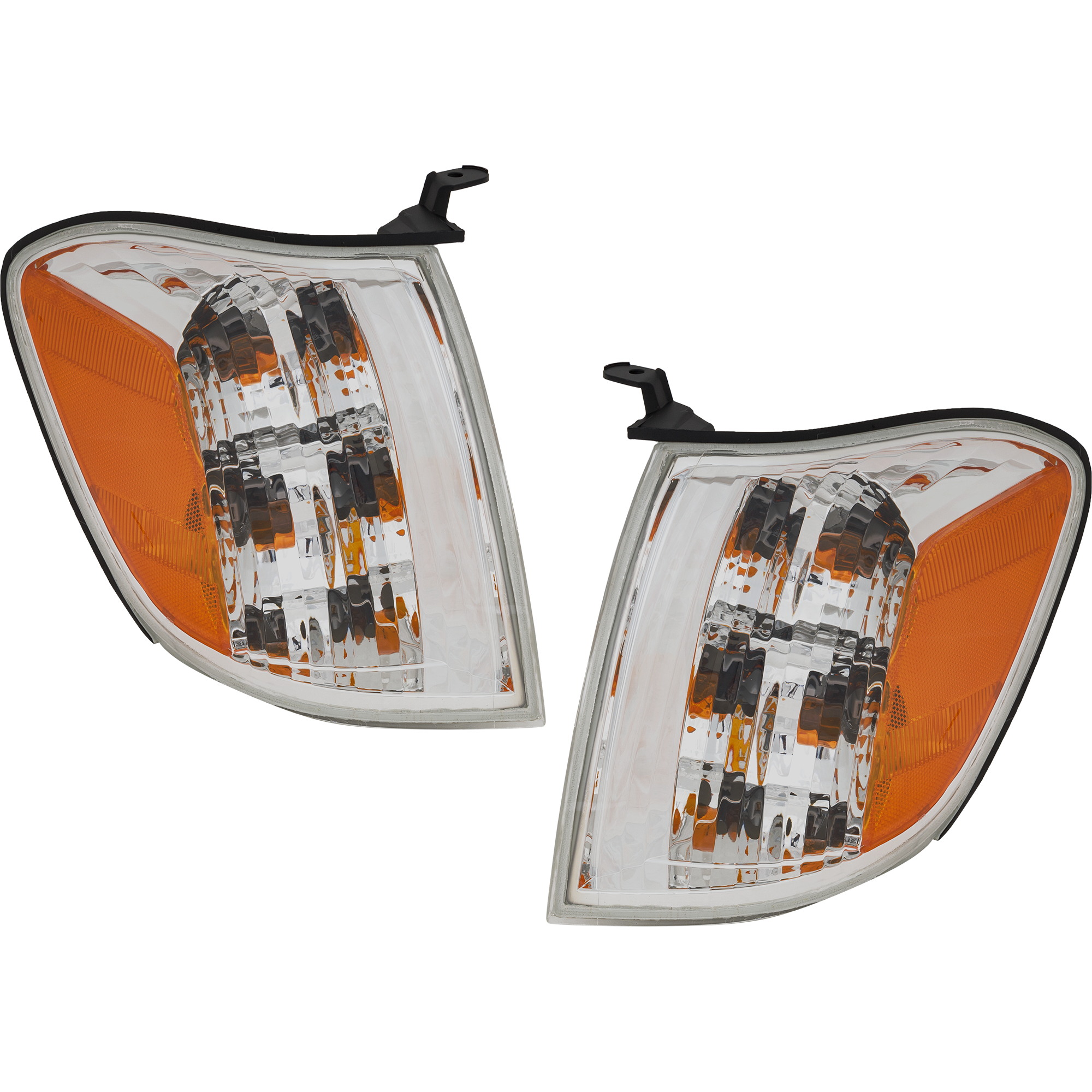 AM SEQUOIA TUNDRA 05-07 SIGNAL LAMP RH AND LH Assembly Halogen Tundra Double Cab From 8-04 SKU SET T106909 Partslink TO2531147 TO2530147 OEM 815100C030-815200C030