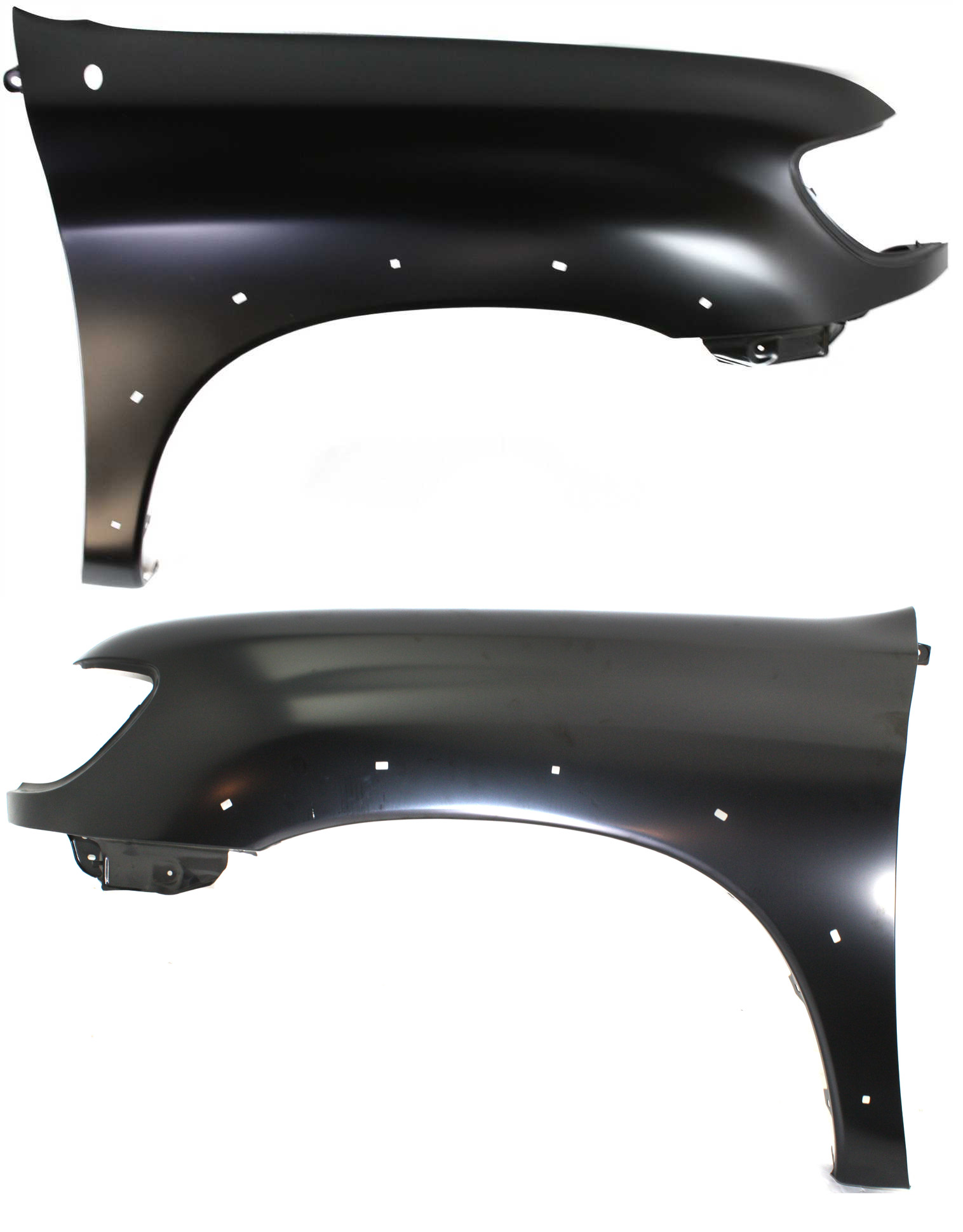 AM TUNDRA 00-06 FRONT FENDER RH AND LH Primed Regular Access Cab w Flare Holes SKU SET T220103 Partslink TO1240176 TO1241176 OEM 538010C041-538020C041