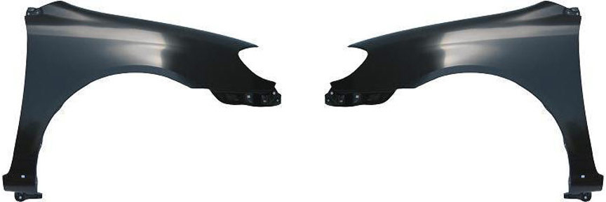 AM COROLLA 03-08 FRONT FENDER RH AND LH Primed XRS S Models CAPA SKU SET T220127Q Partslink TO1241195C TO1240195C OEM 5380102070-5380202070