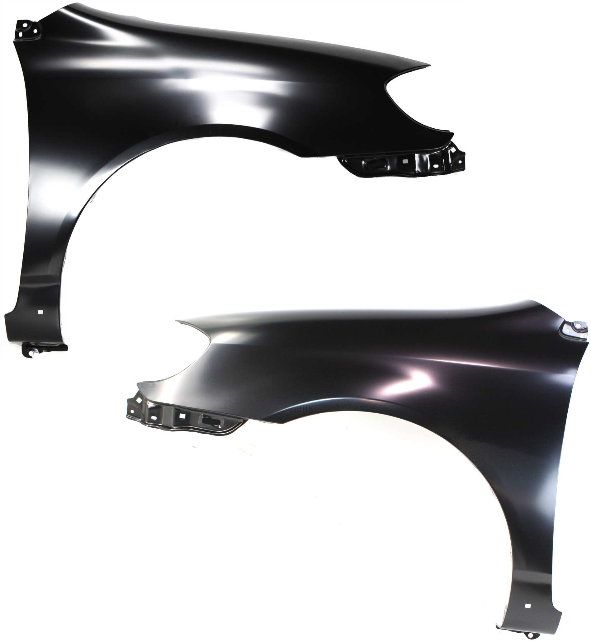 AM COROLLA 03-08 FRONT FENDER RH AND LH Primed XRS S Models SKU SET T220127 Partslink TO1241195 TO1240195 OEM 5380102070-5380202070