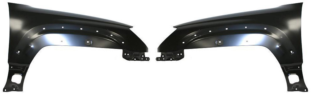AM 4RUNNER 03-05 FRONT FENDER RH AND LH Primed SKU SET T220135 Partslink TO1240197 TO1241197 OEM 5380135530-5380235620