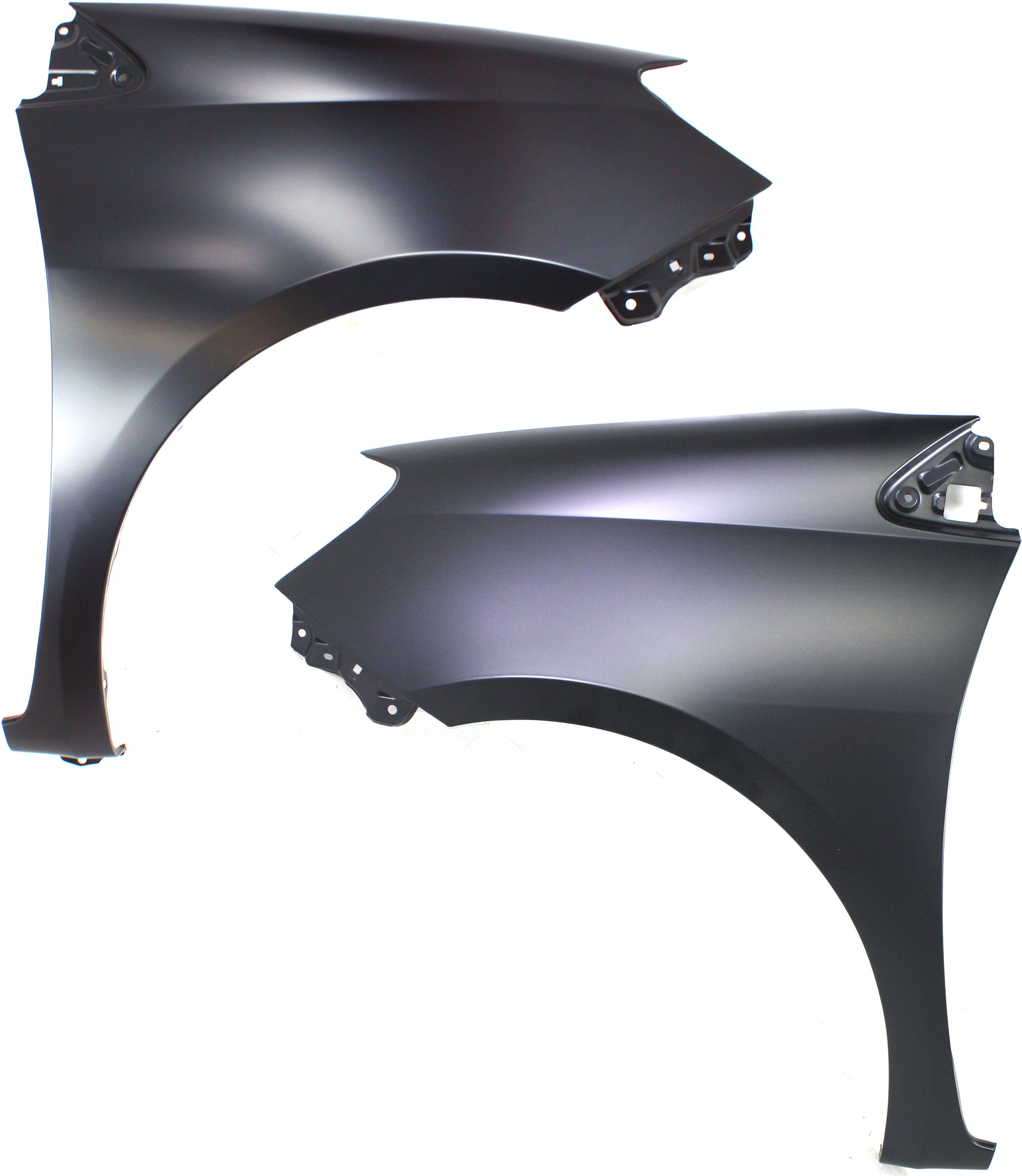 AM SIENNA 04-10 FRONT FENDER RH AND LH Primed w o Antenna Hole CAPA SKU SET T220141Q Partslink TO1240202C TO1241203C OEM 53811AE040-53812AE020