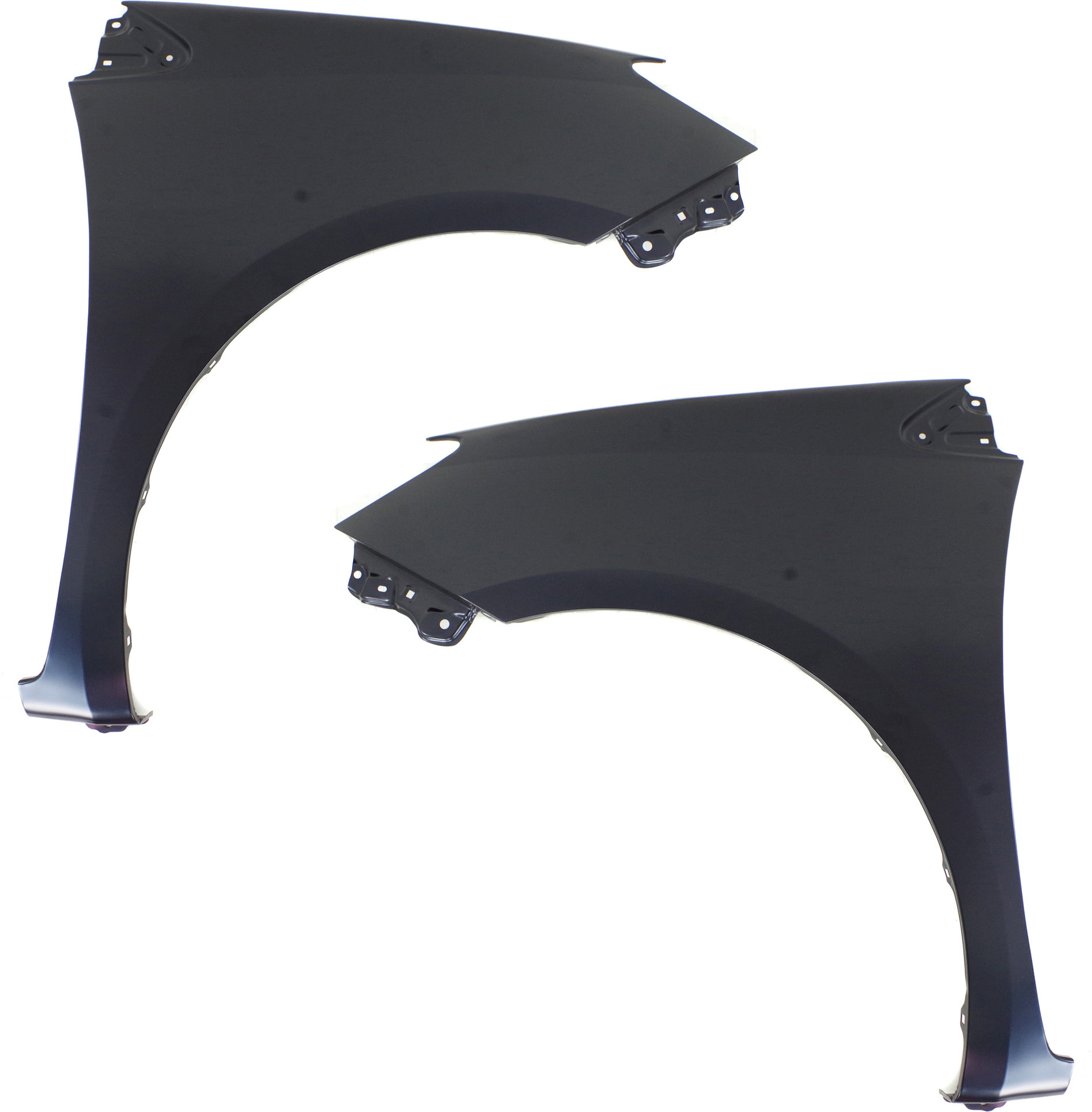AM SIENNA 04-10 FRONT FENDER RH AND LH Primed w o Antenna Hole SKU SET T220141 Partslink TO1240202 TO1241203 OEM 53811AE040-53812AE020