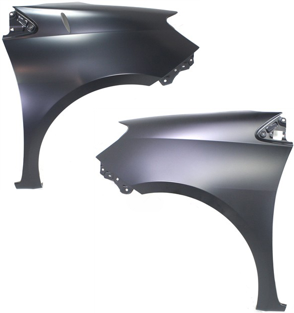 AM SIENNA 04-10 FRONT FENDER RH AND LH Primed w Antenna Hole CAPA SKU SET T220143Q Partslink TO1240202C TO1241202C OEM 53811AE030-53812AE020