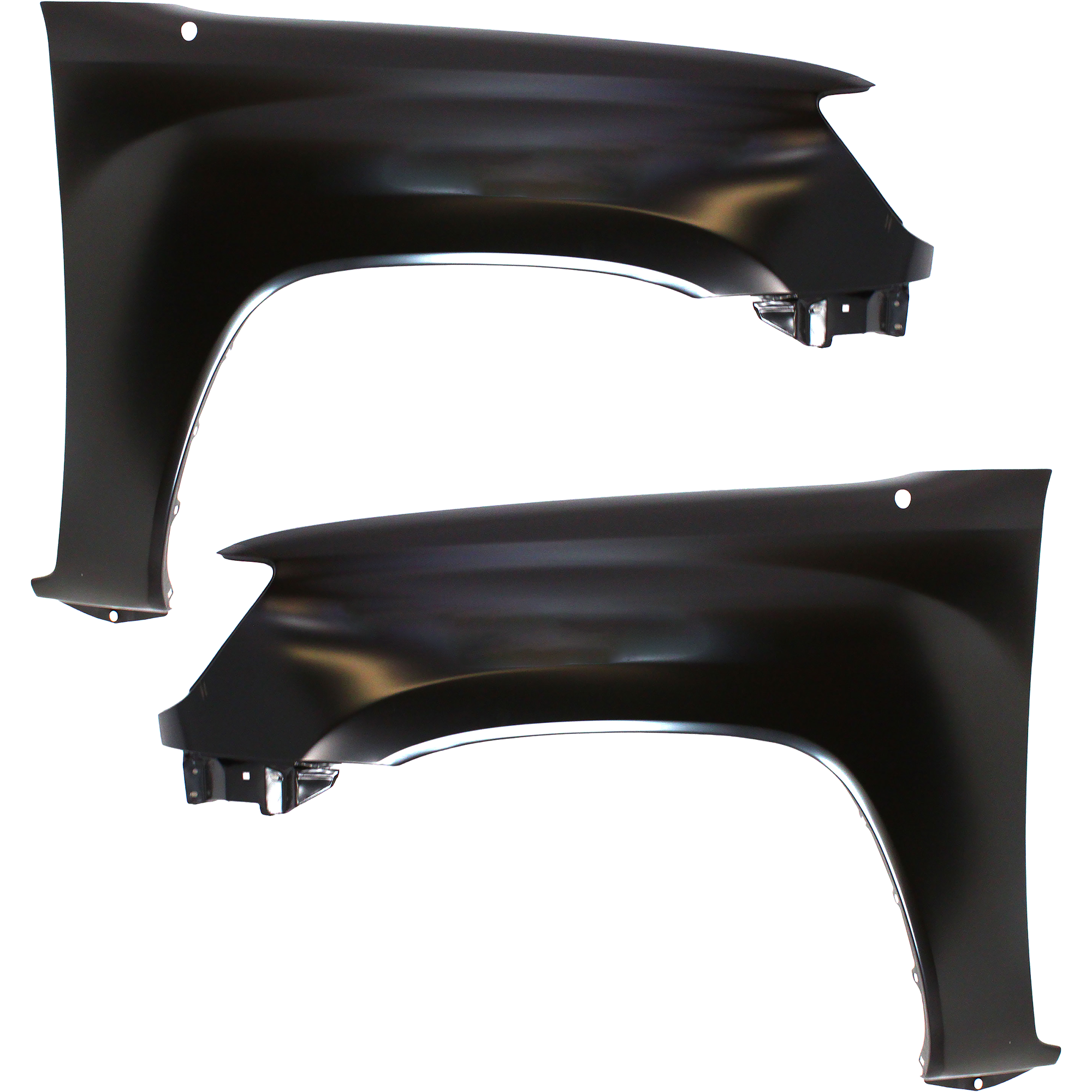 AM TACOMA 05-15 FRONT FENDER RH AND LH Primed RWD SKU SET T220153 Partslink TO1240206 TO1241206 OEM 5381104090-5381204090