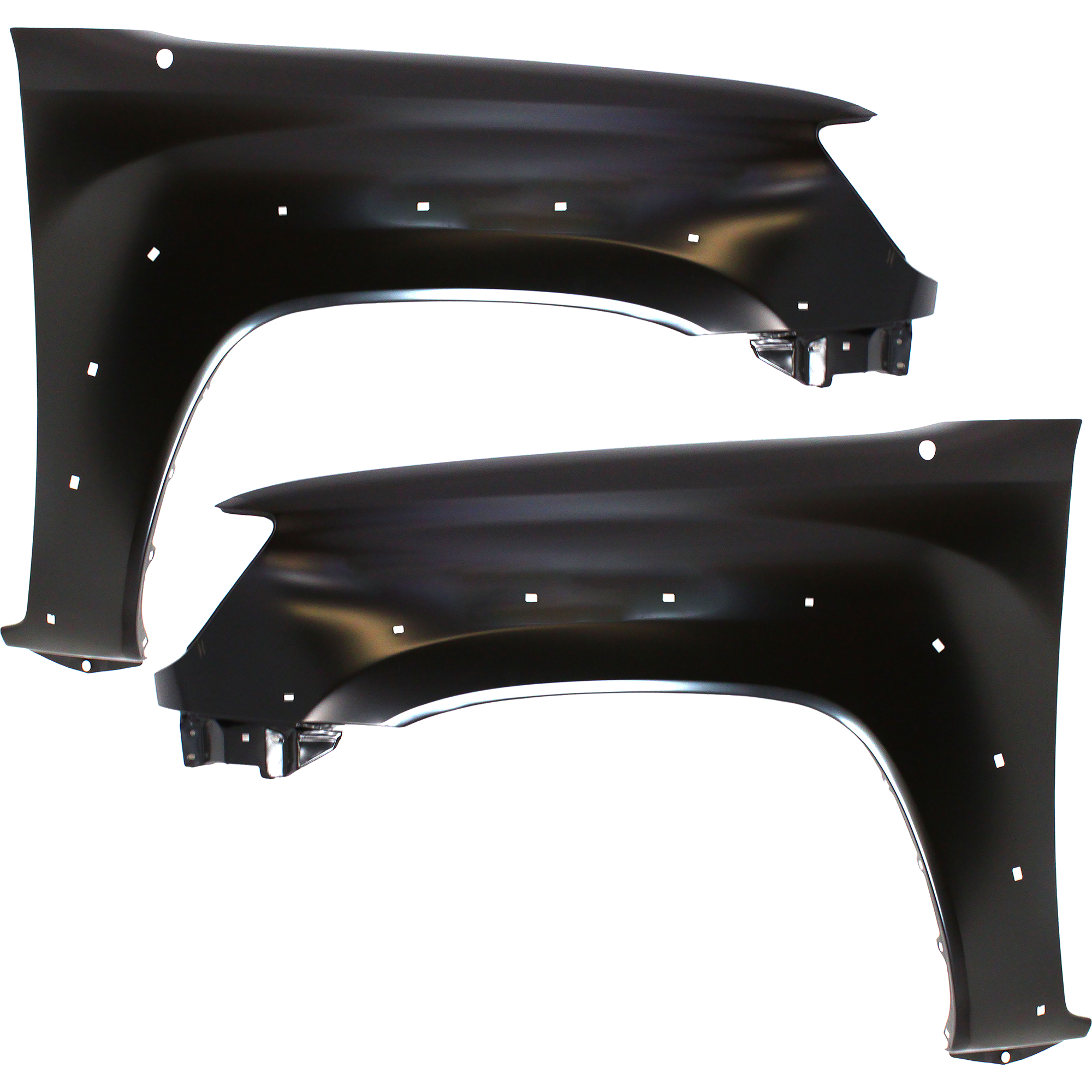 AM TACOMA 05-15 FRONT FENDER RH AND LH Primed 4WD 2WD PreRunner Model SKU SET T220155 Partslink TO1240208 TO1241208 OEM 5381104100-5381204100