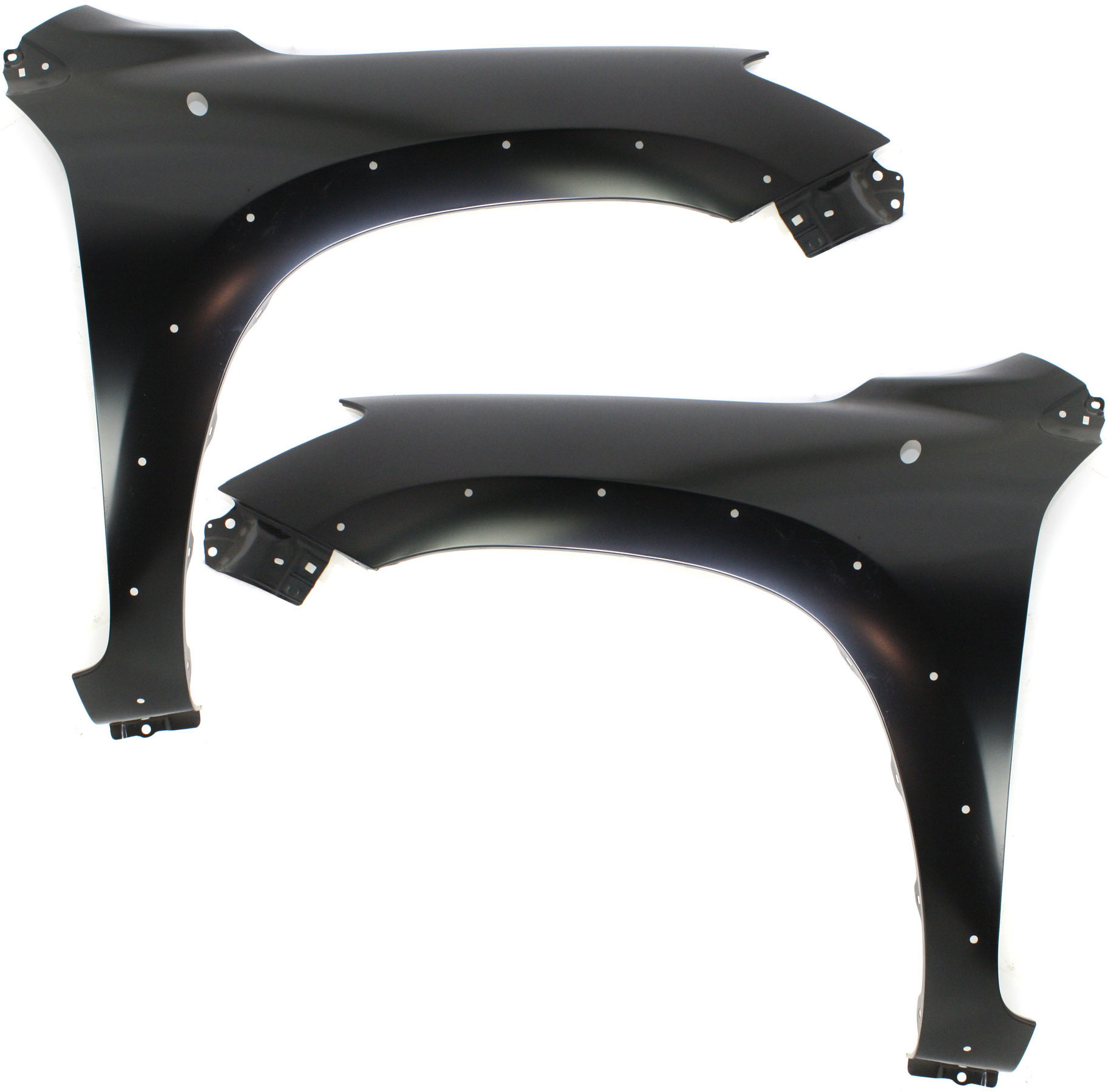 AM RAV4-06-08 FRONT FENDER RH AND LH Primed w Fender Flare Holes CAPA SKU SET T220169Q Partslink TO1241209C TO1240209C OEM 5380142140-538020R040