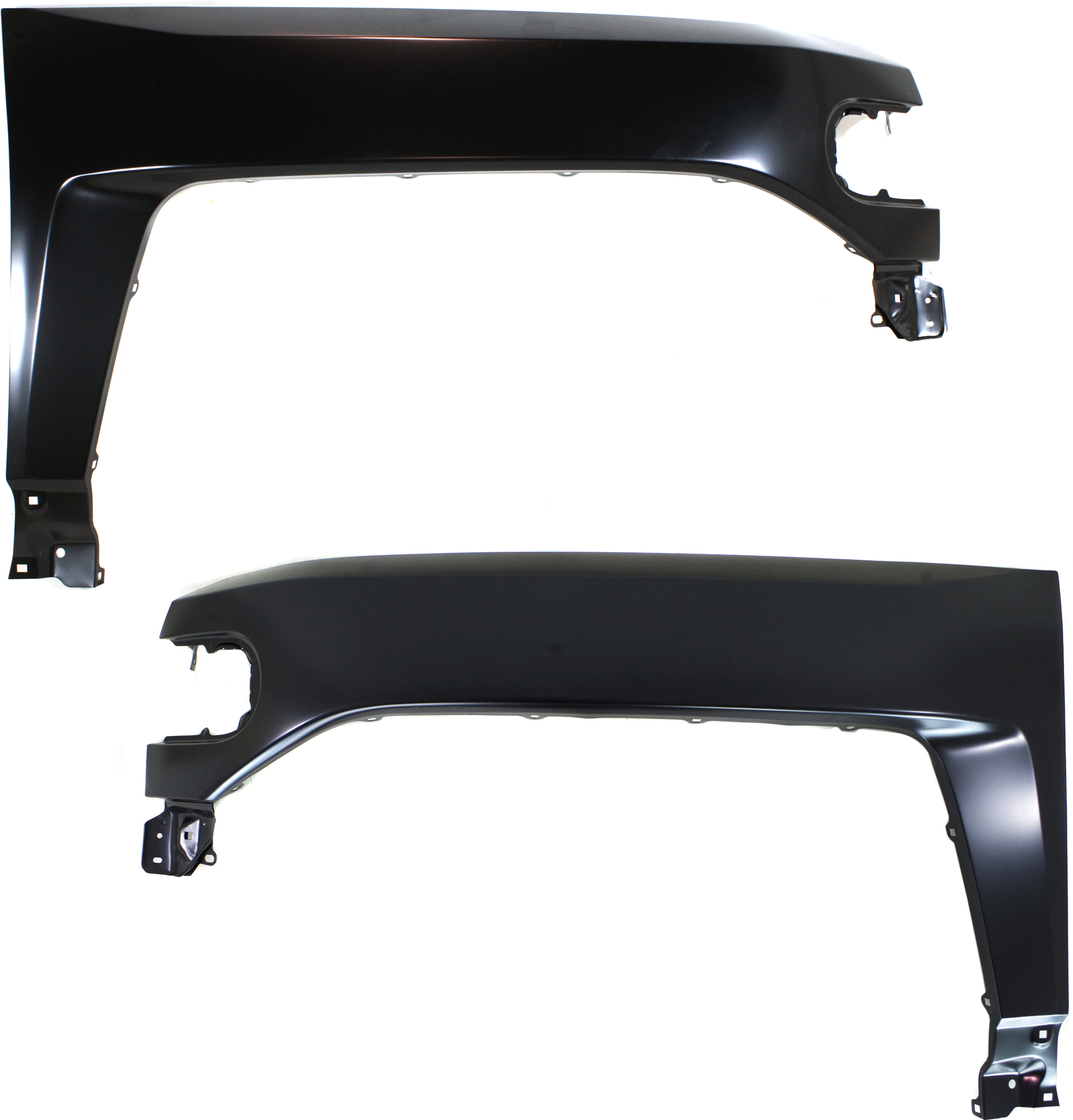 AM FJ CRUISER 07-14 FRONT FENDER RH AND LH Primed Steel CAPA SKU SET T220171Q Partslink TO1241214C TO1240214C OEM 5380135600-5380235750