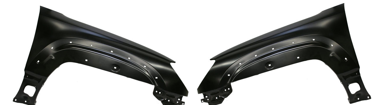 AM 4RUNNER 06-09 FRONT FENDER RH AND LH Primed Steel CAPA SKU SET T220173Q Partslink TO1240216C TO1241216C OEM 5380135580-5380235670
