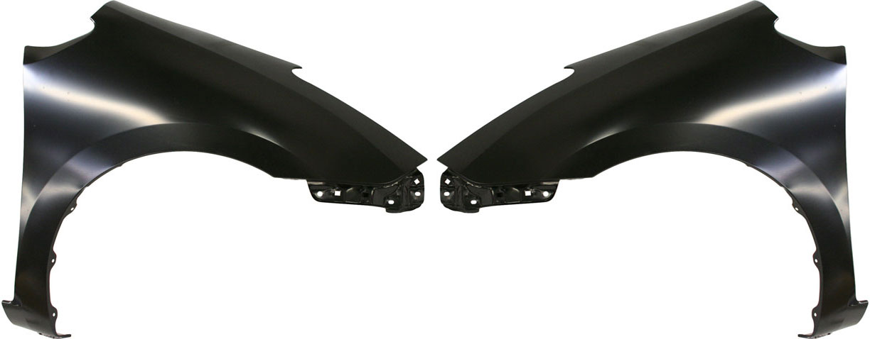 AM PRIUS 07-09 FRONT FENDER RH AND LH Primed USA Built Vehicle Steel w Moulding Hole w o Signal Light Hole SKU SET T220175 Partslink TO1240218 TO1241218 OEM 5380147031-5380247031