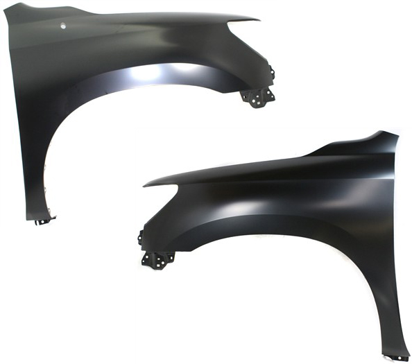 AM TUNDRA 07-13 FRONT FENDER RH AND LH Primed Steel CAPA SKU SET T220179Q Partslink TO1241217C TO1240217C OEM 538010C190-538020C170
