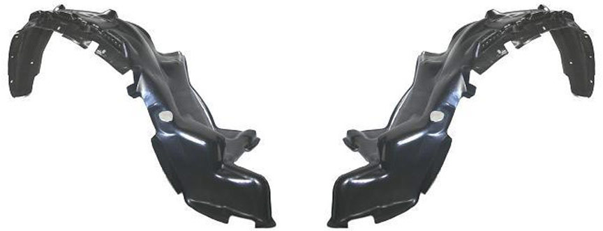 AM TUNDRA 00-06 FRONT FENDER LINER RH AND LH 03-06 Steel Bumper Regular Access Cab SKU SET T222131 Partslink TO1249124 TO1248124 OEM 538750C010-538760C010