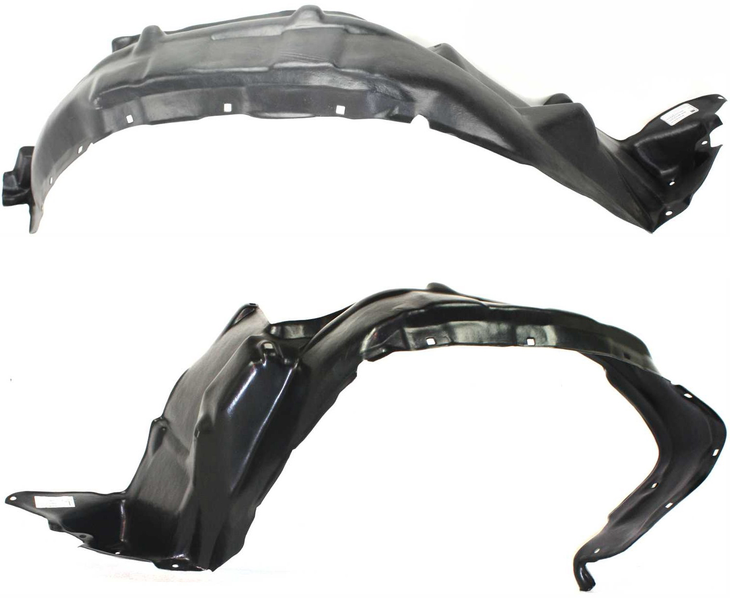 AM SEQUOIA 01-04 TUNDRA 04-06 FRONT FENDER LINER RH AND LH Tundra Double Cab SKU SET T222147 Partslink TO1248127 TO1249127 OEM 538750C020-538760C020