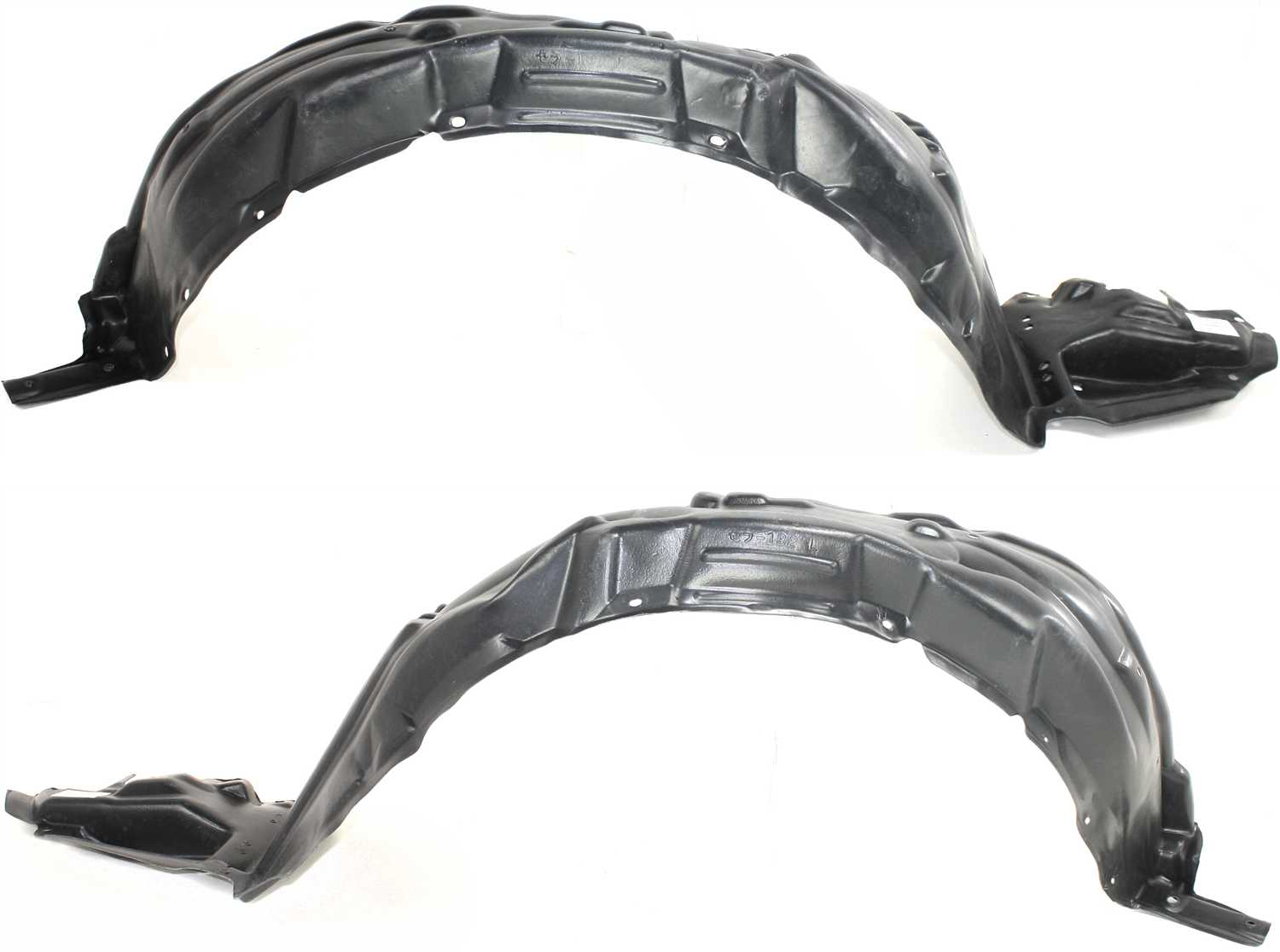 AM PRIUS 04-09 FRONT FENDER LINER RH AND LH SKU SET T222165 Partslink TO1251116 TO1250116 OEM 5387547020-5387647020