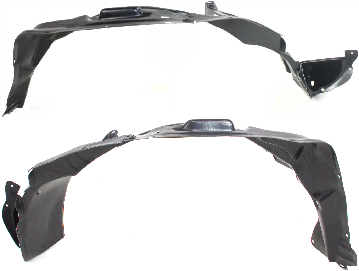 AM FJ CRUISER 10-14 FRONT FENDER LINER RH AND LH Set of 2 SKU SET T222177 Partslink TO1249174 TO1250123 OEM 5380735130-5380835111