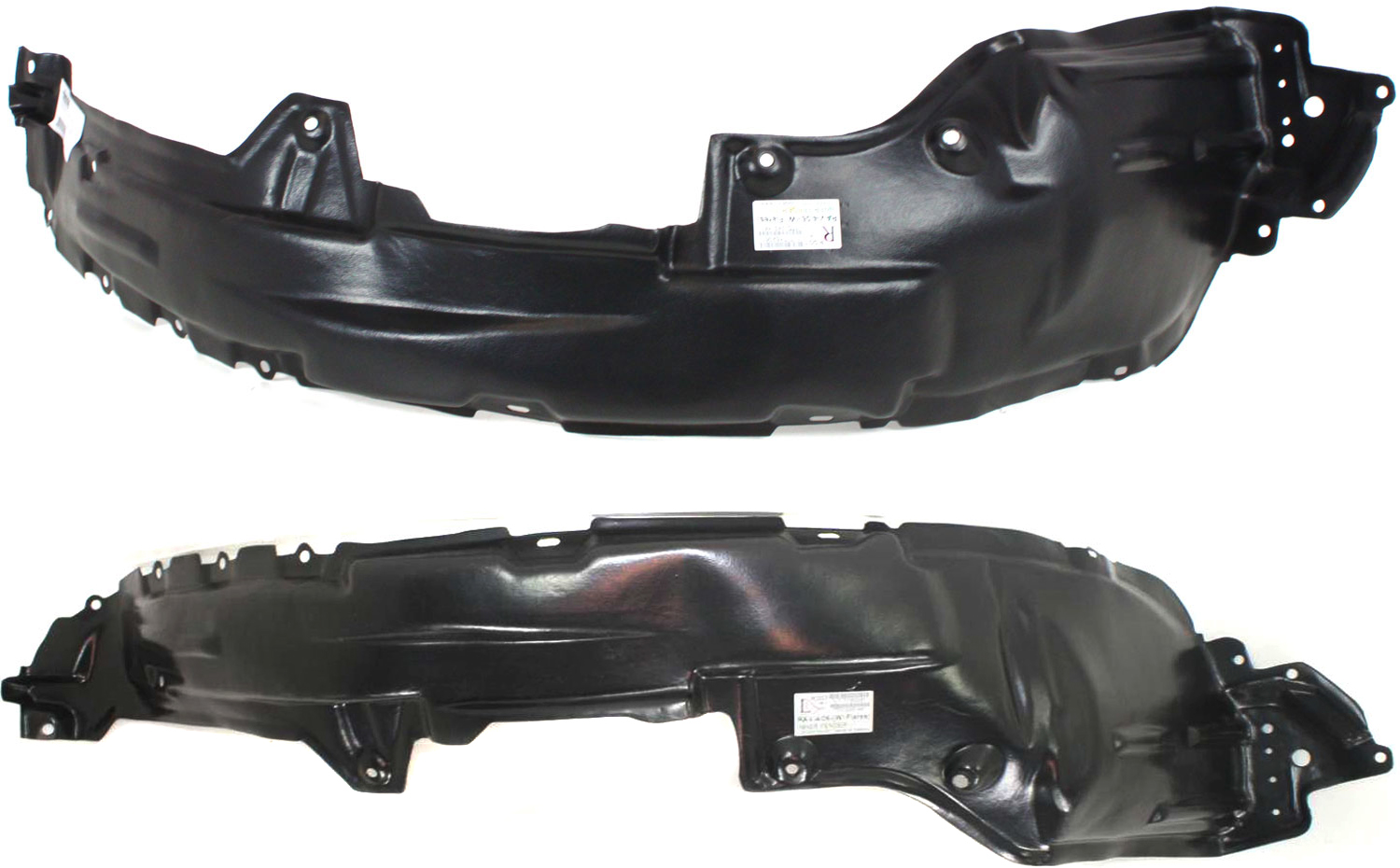 AM RAV4-06-12 FRONT FENDER LINER RH AND LH SKU SET T222179 Partslink TO1248144 TO1249144 OEM 538750R020-5387642075