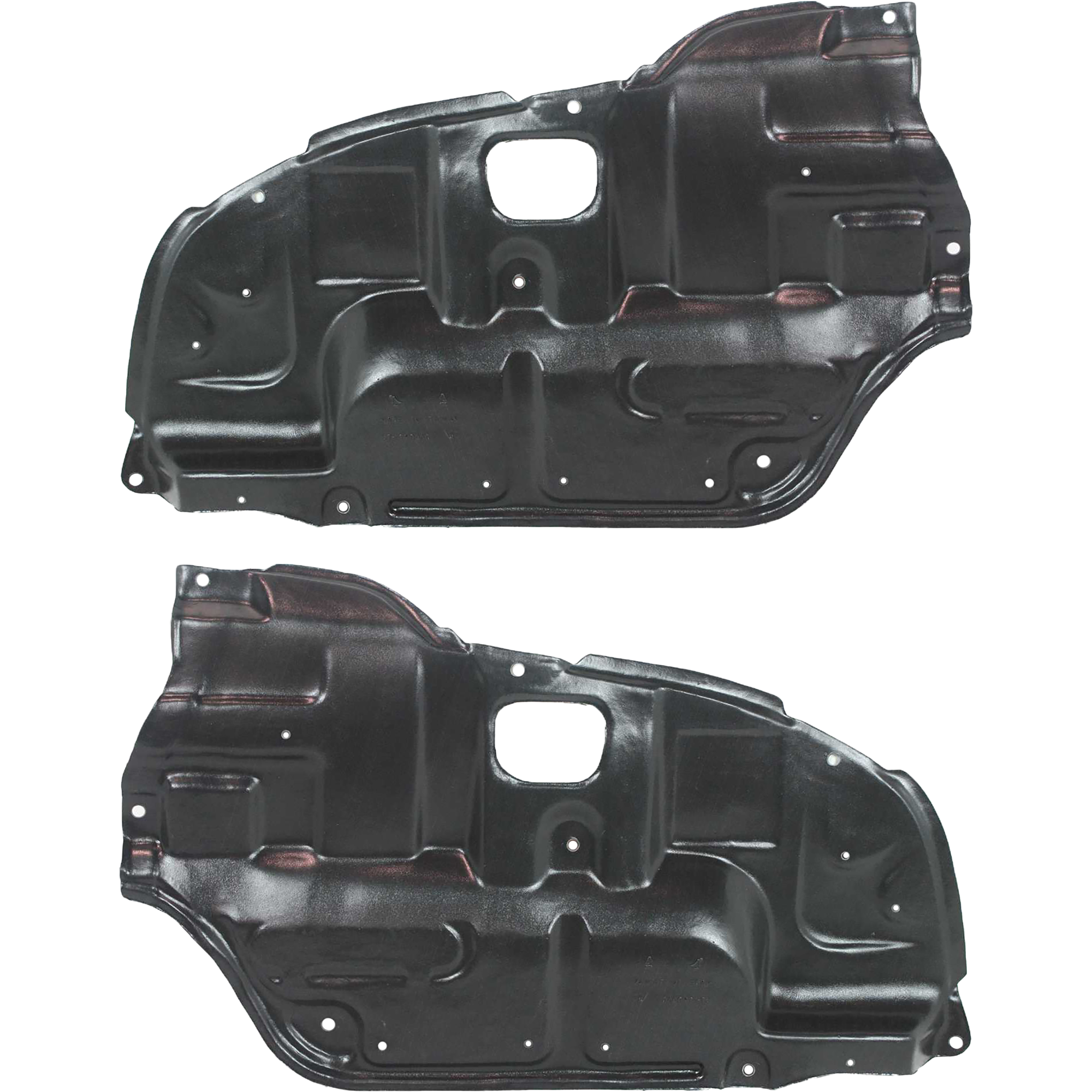 AM CAMRY 02-06 ENGINE SPLASH SHIELD RH AND LH Under Cover SKU SET T310133 Partslink TO1228106 TO1228107 OEM 5144106030-5144206020