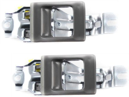 AM 4RUNNER PICKUP 84-89 FRONT INTERIOR DOOR HANDLE RH AND LH w o Case w Gray Lever SKU SET T462110-2 Partslink TO1353118 OEM 6920612070